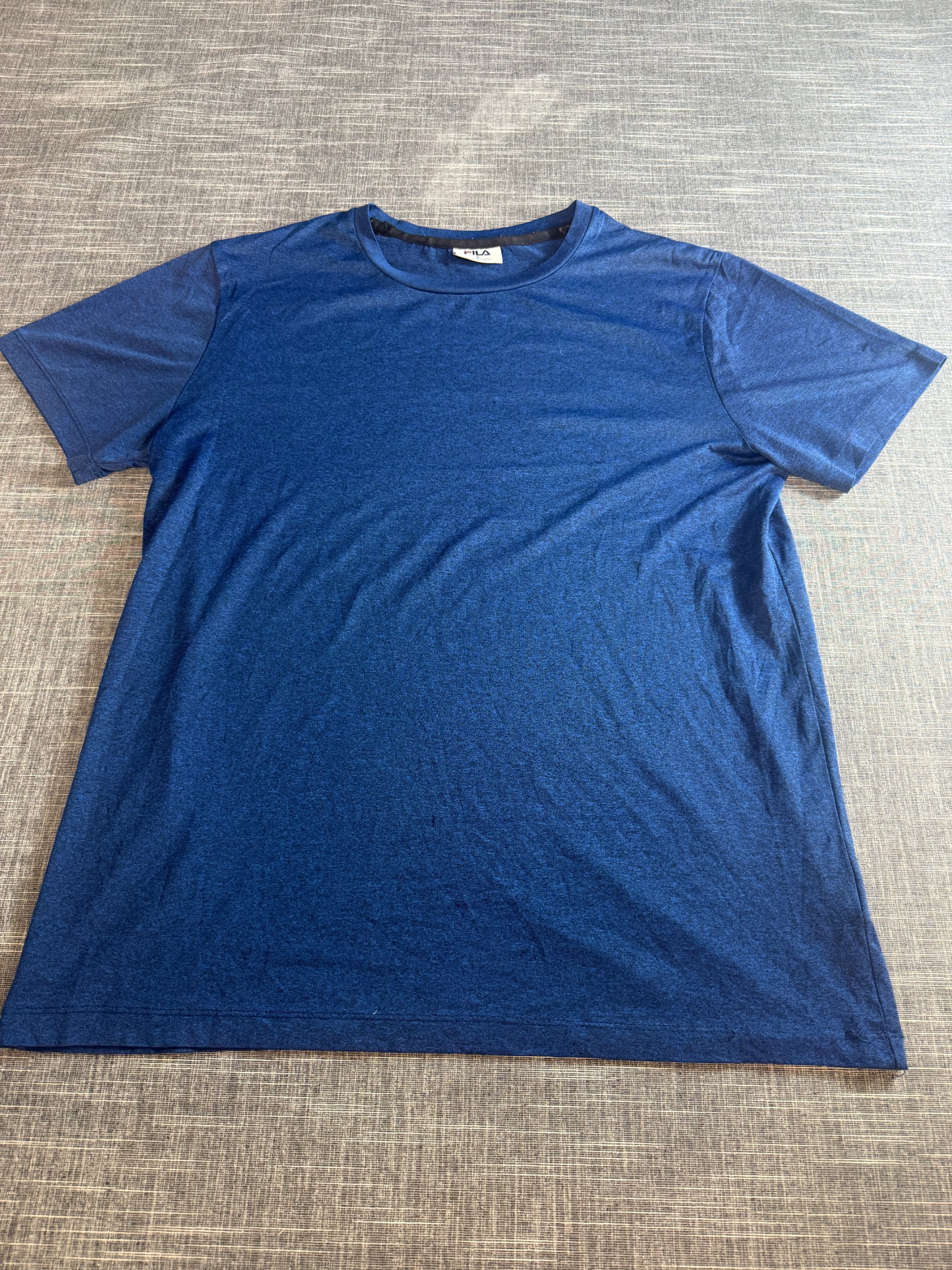 Fila Men's Blue Polyester T-Shirt Small Casual Crew Neck image 3