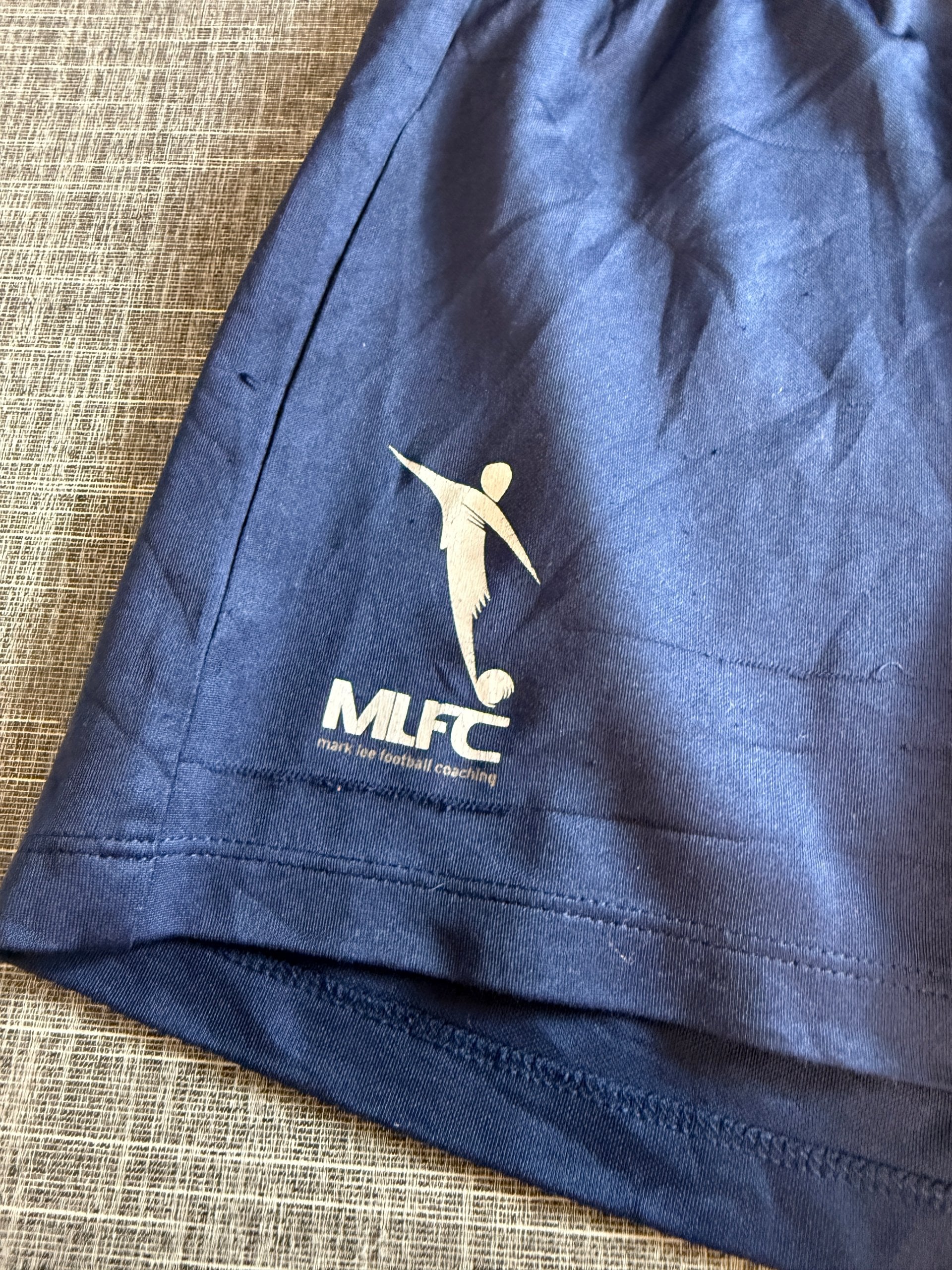 Nike Boy's Dri-FIT Sports Football Coaching Shorts Small Navy Blue image 3