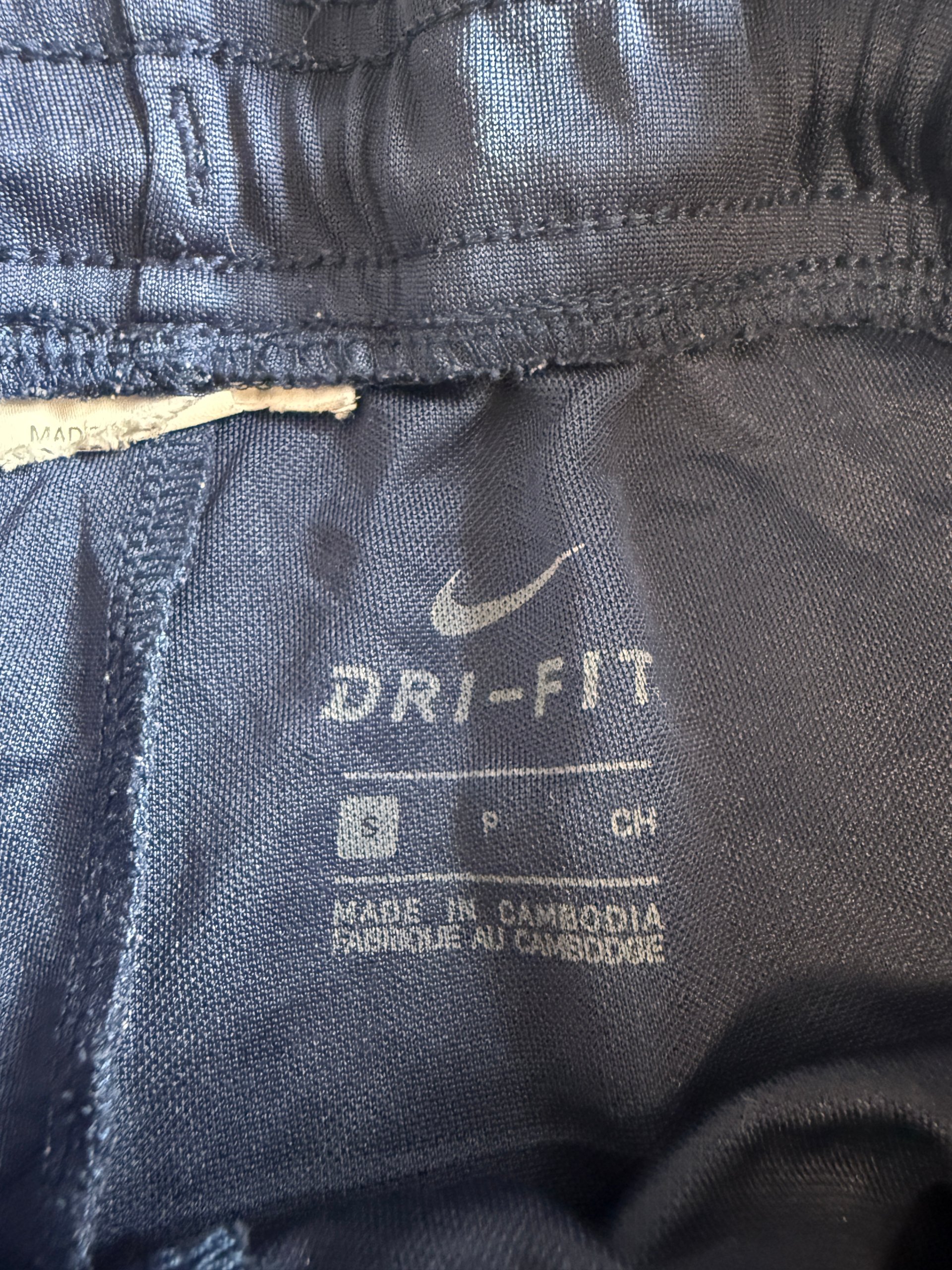 Nike Boy's Dri-FIT Sports Football Coaching Shorts Small Navy Blue image 4
