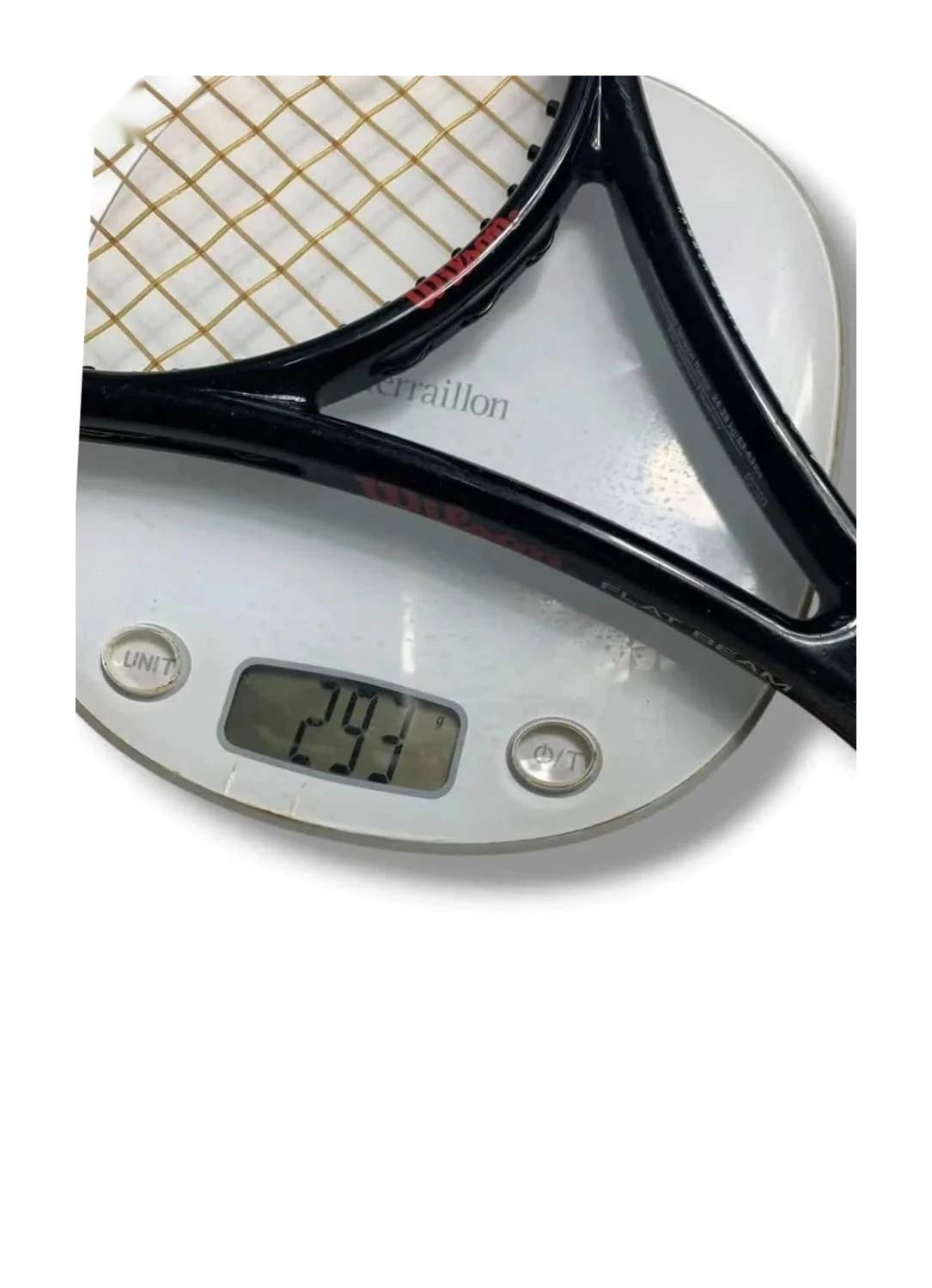 Wilson Hammer 6.X Raquette de Tennis Noire & Rouge - Cordage Intact image 7