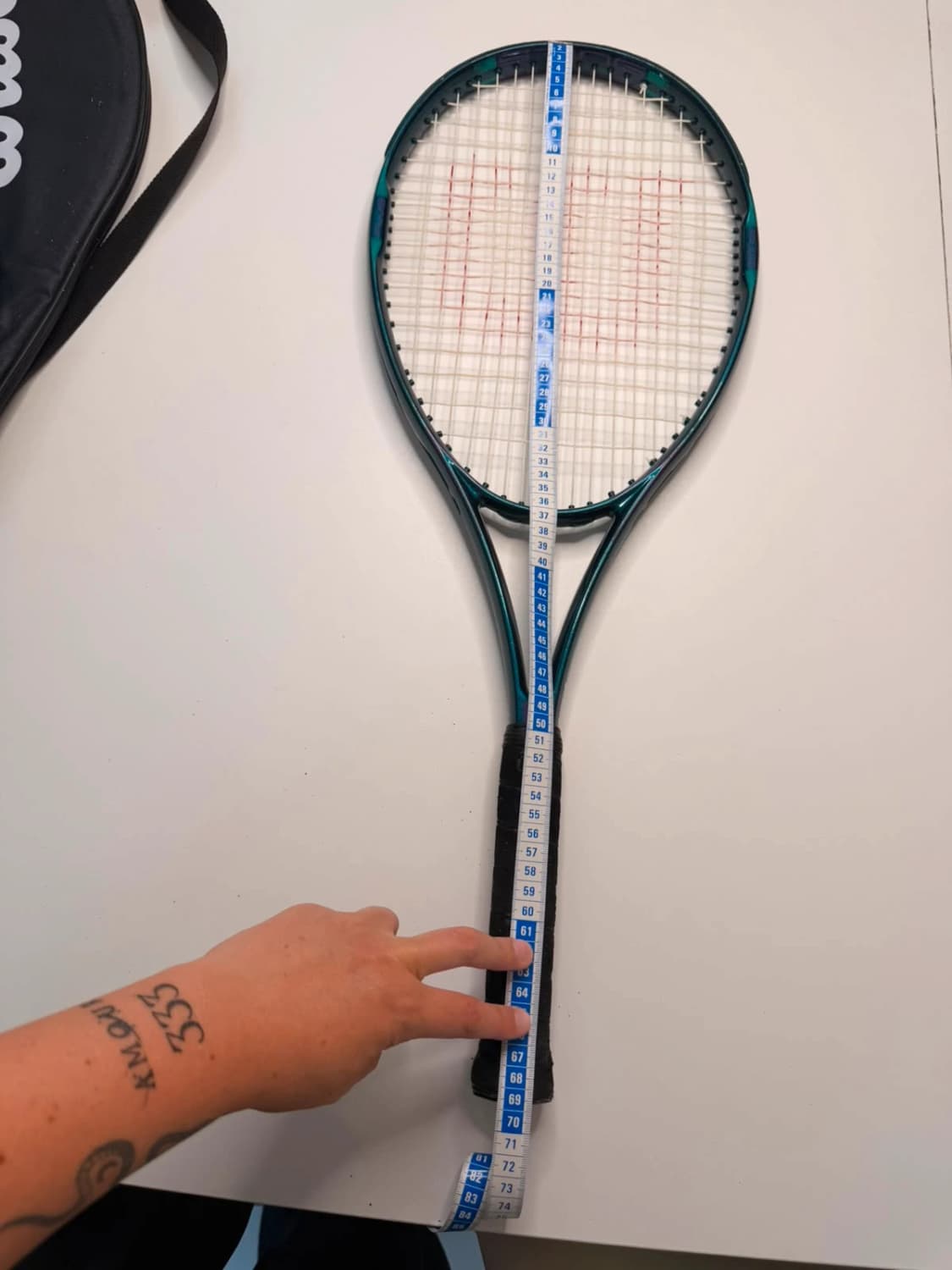 Wilson Sting Series Raquette de Tennis Vert & Noir avec Housse image 5