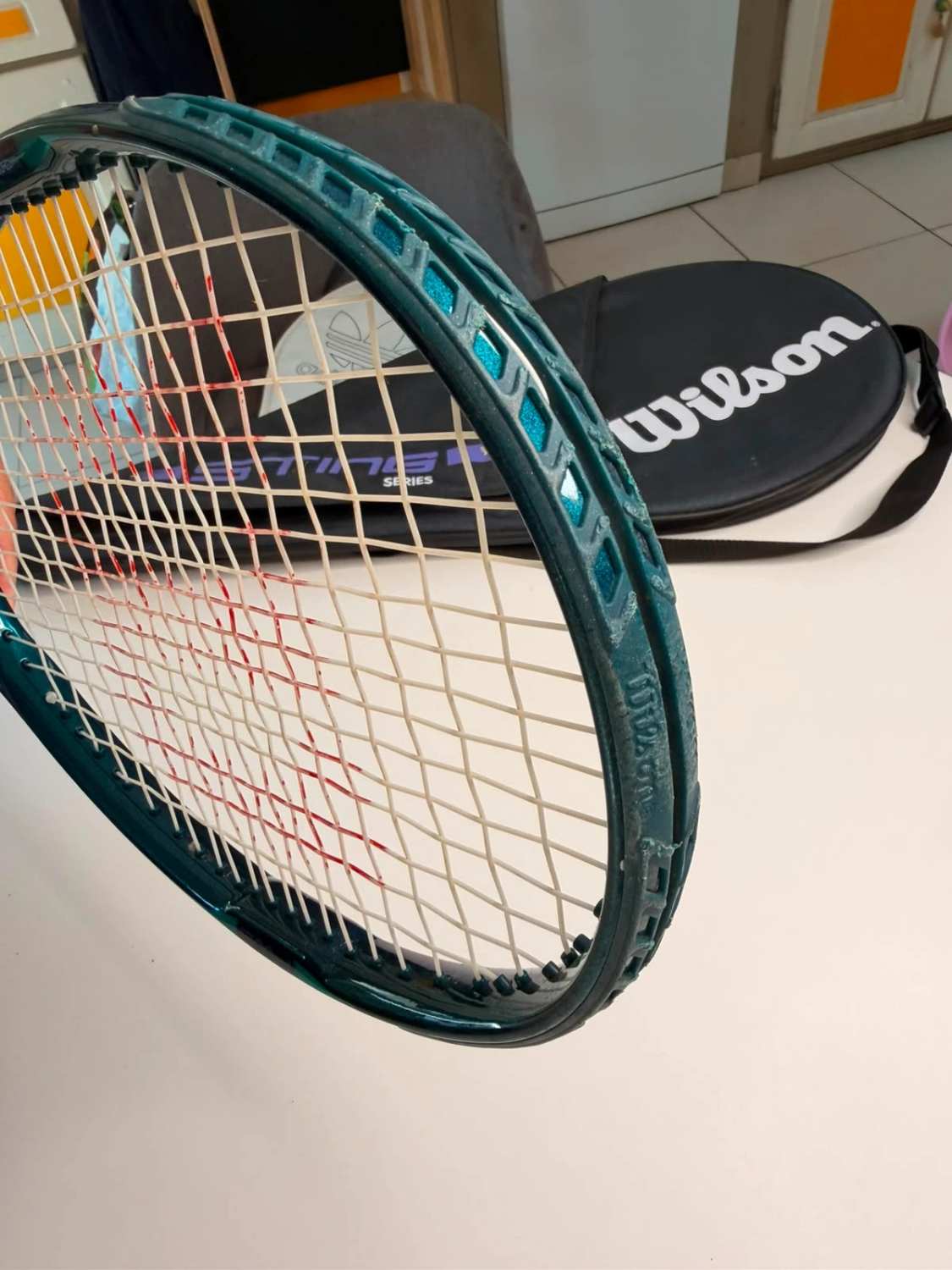 Wilson Sting Series Raquette de Tennis Vert & Noir avec Housse image 6