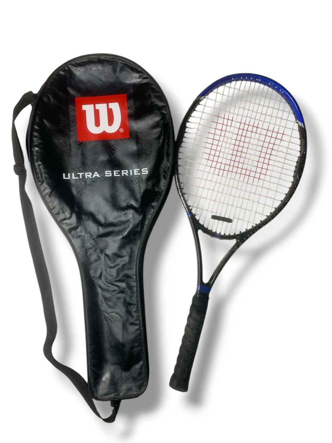 Wilson Ultra Pro Graphite Raquette de Tennis Noir & Bleu avec Housse Ultra Series