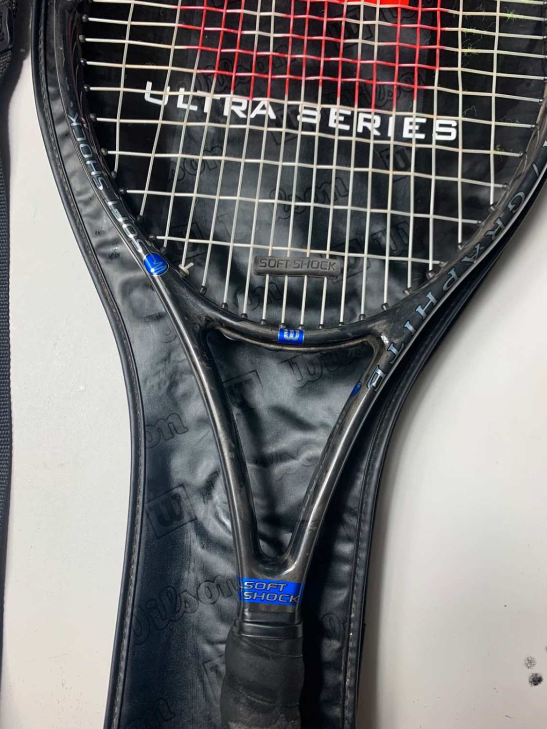 Wilson Ultra Pro Graphite Raquette de Tennis Noir & Bleu avec Housse Ultra Series image 4