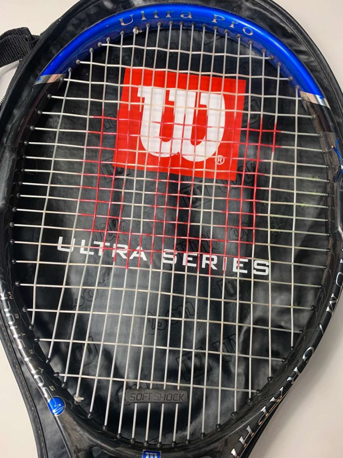 Wilson Ultra Pro Graphite Raquette de Tennis Noir & Bleu avec Housse Ultra Series image 5