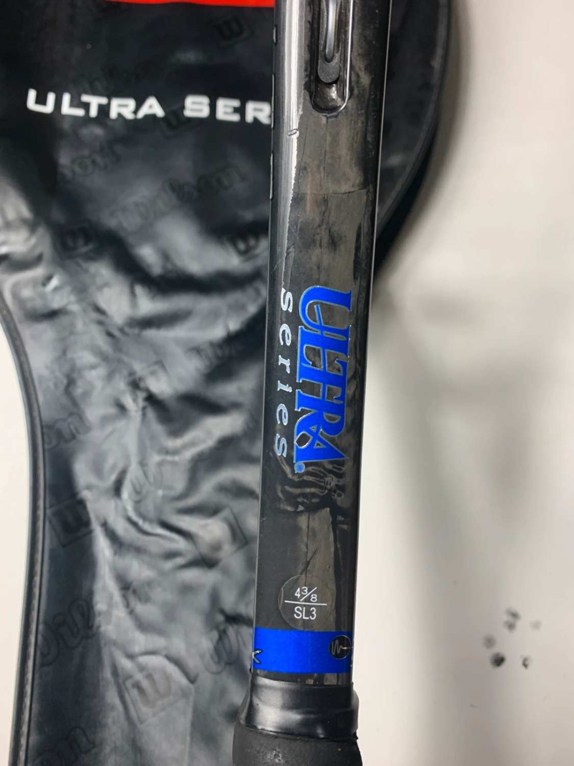 Wilson Ultra Pro Graphite Raquette de Tennis Noir & Bleu avec Housse Ultra Series image 6