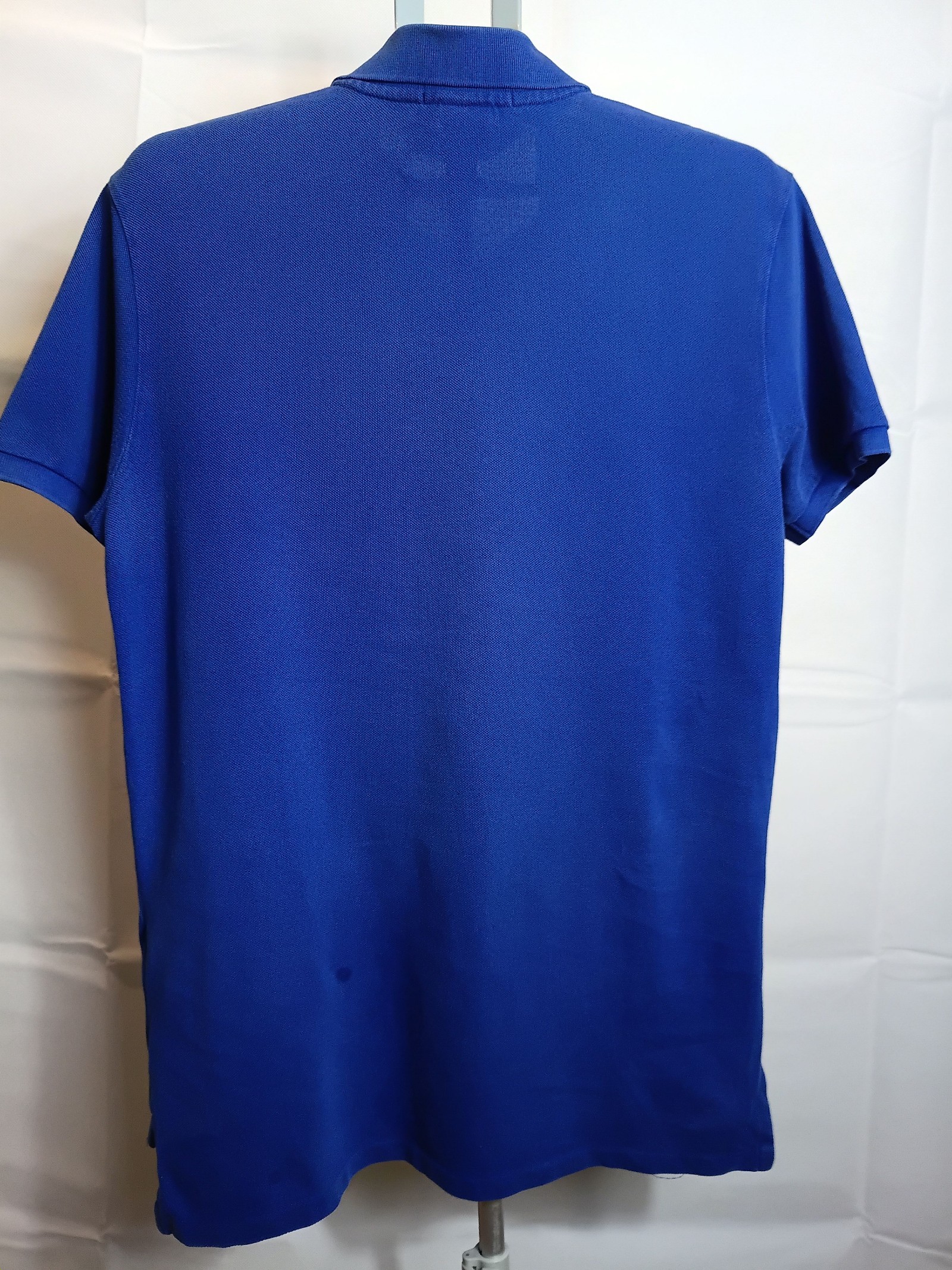 Polo by Ralph Lauren Men's Blue Custom Fit Cotton Polo Shirt Medium image 2