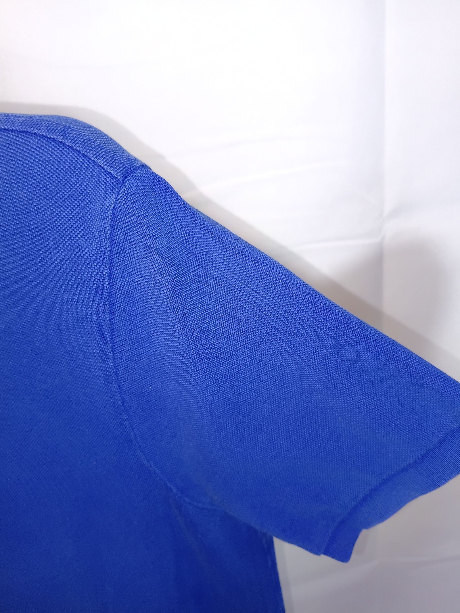 Polo by Ralph Lauren Men's Blue Custom Fit Cotton Polo Shirt Medium image 5