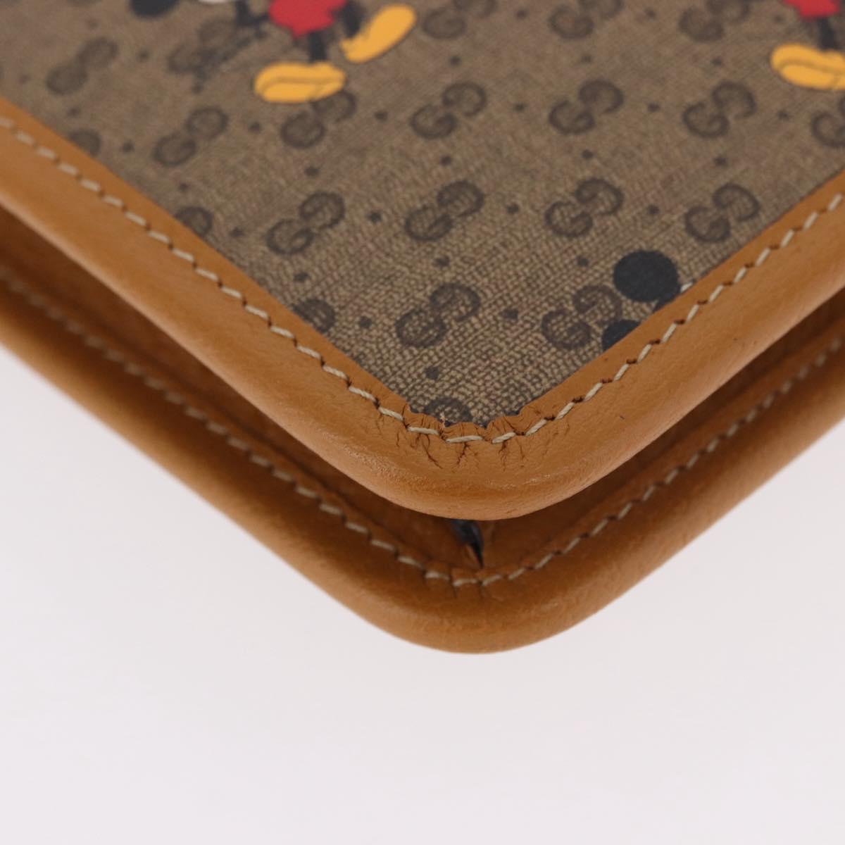 GUCCI Disney Collaboration Micro GG Supreme Bag PVC Beige 602552 Auth ep15084M image 7