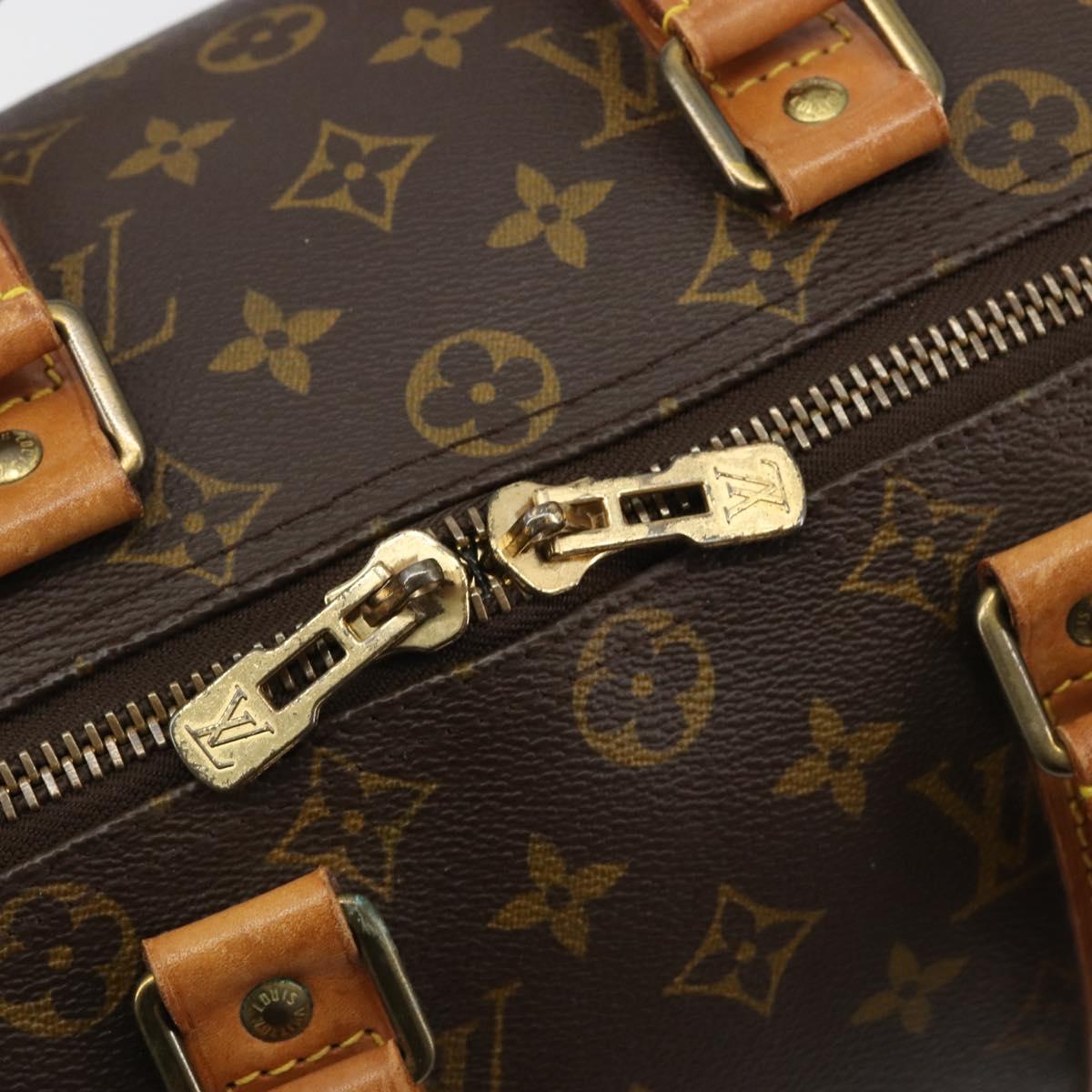 LOUIS VUITTON Monogram Keepall 45 Boston Bag M41428 LV Auth 187867A image 10