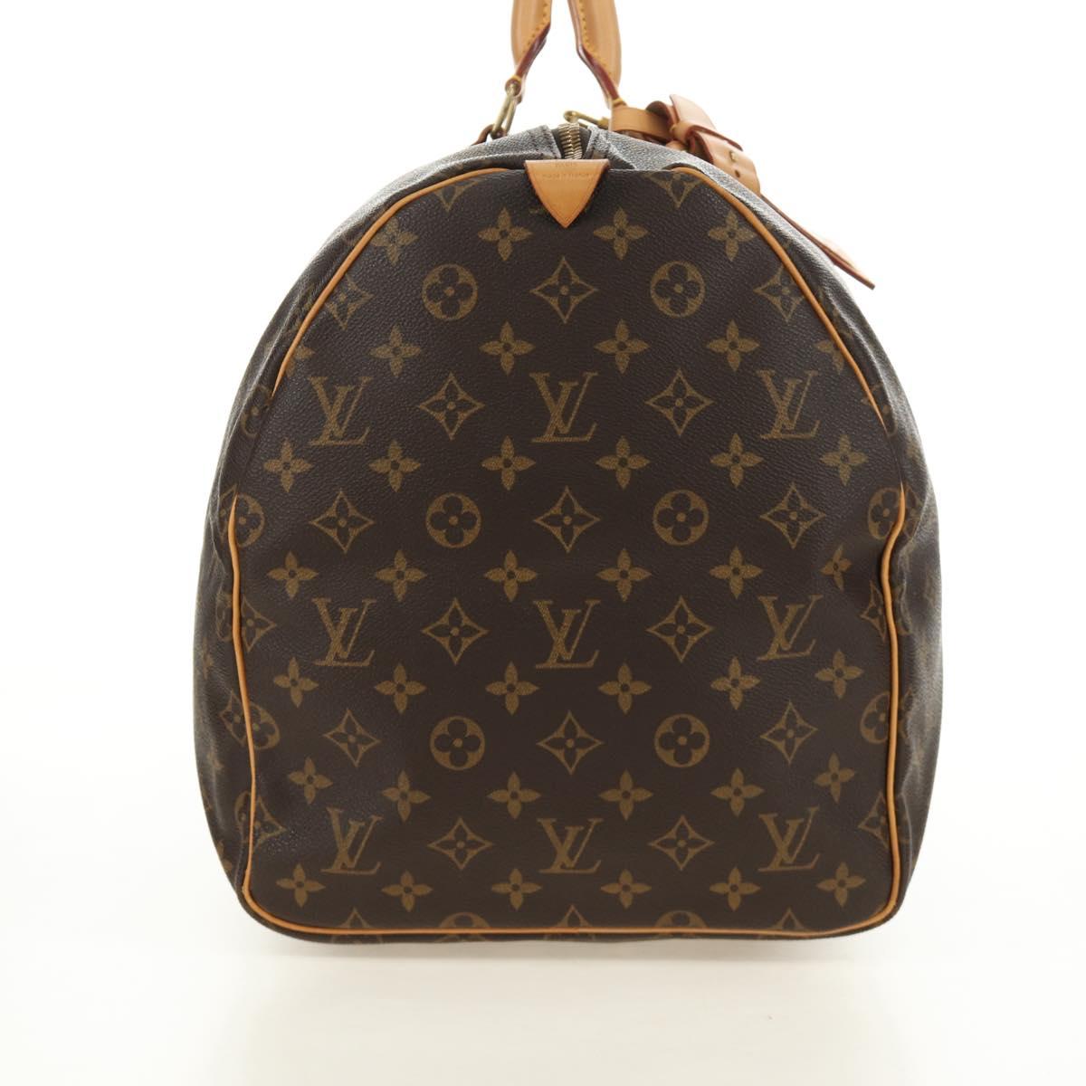 LOUIS VUITTON Monogram Keepall 55 Boston Bag M41424 LV Auth 190169SAV image 4