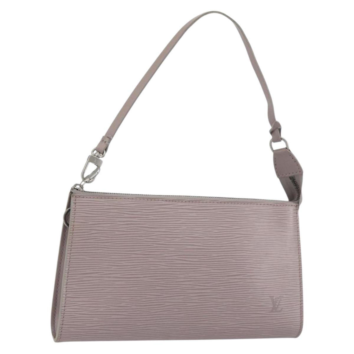 LOUIS VUITTON Epi Pochette Accessoires Accessory Pouch Lilac M52982 Auth 189213V