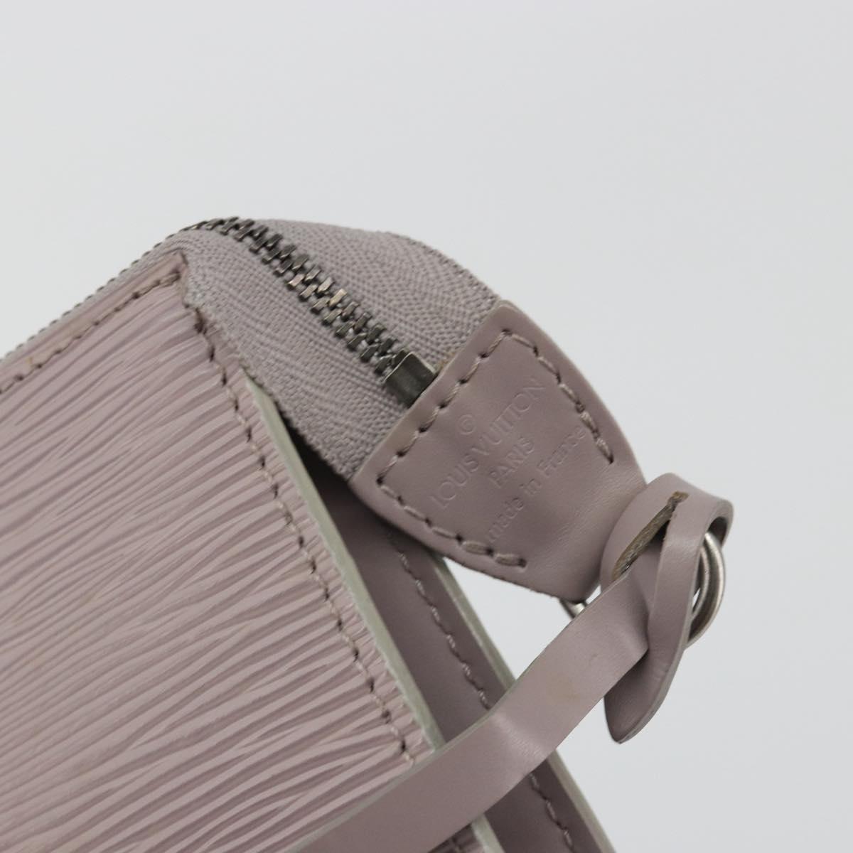 LOUIS VUITTON Epi Pochette Accessoires Accessory Pouch Lilac M52982 Auth 189213V image 9