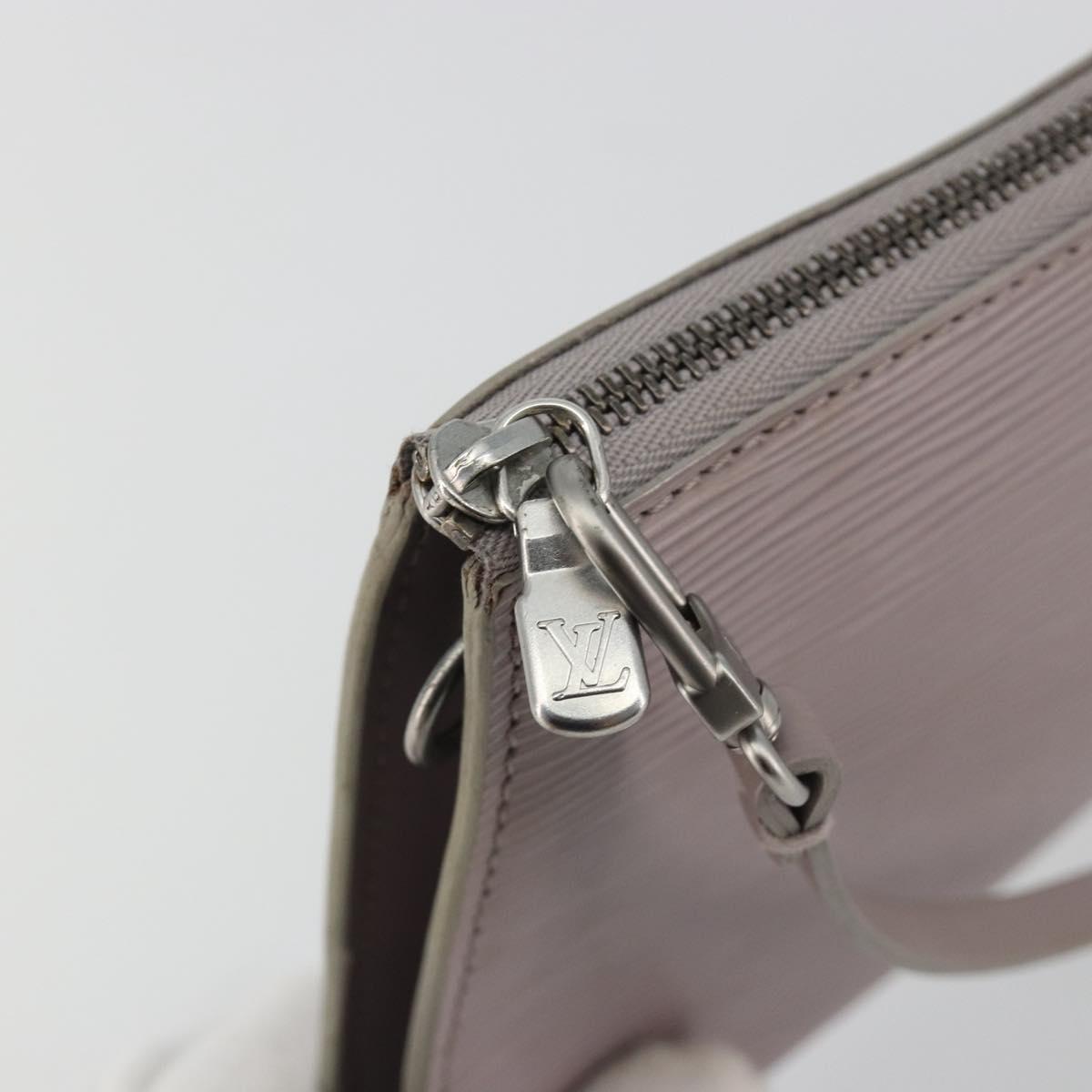 LOUIS VUITTON Epi Pochette Accessoires Accessory Pouch Lilac M52982 Auth 189213V image 10