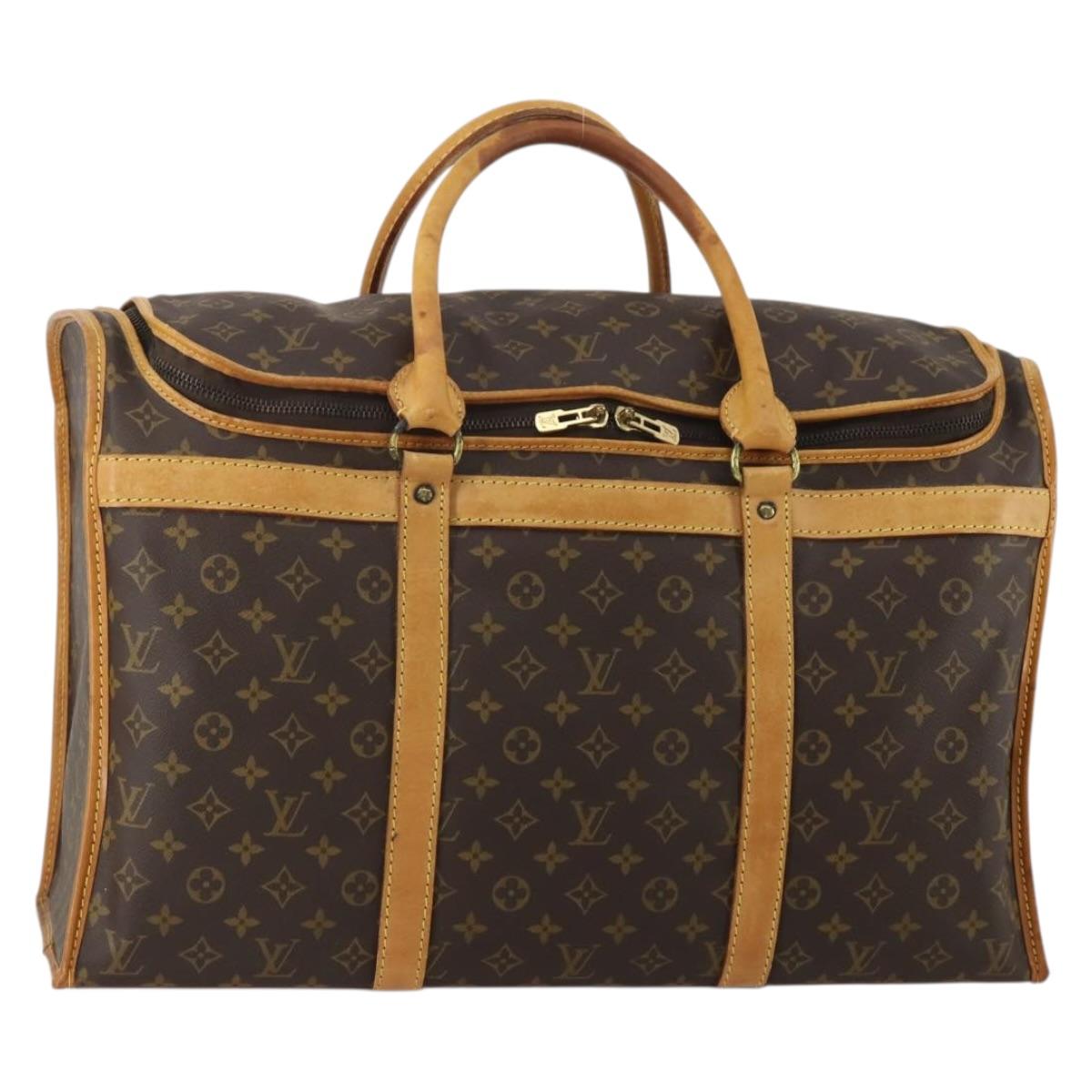 LOUIS VUITTON Monogram Sac Chasseur 55 Boston Bag M41922 LV Auth 189031