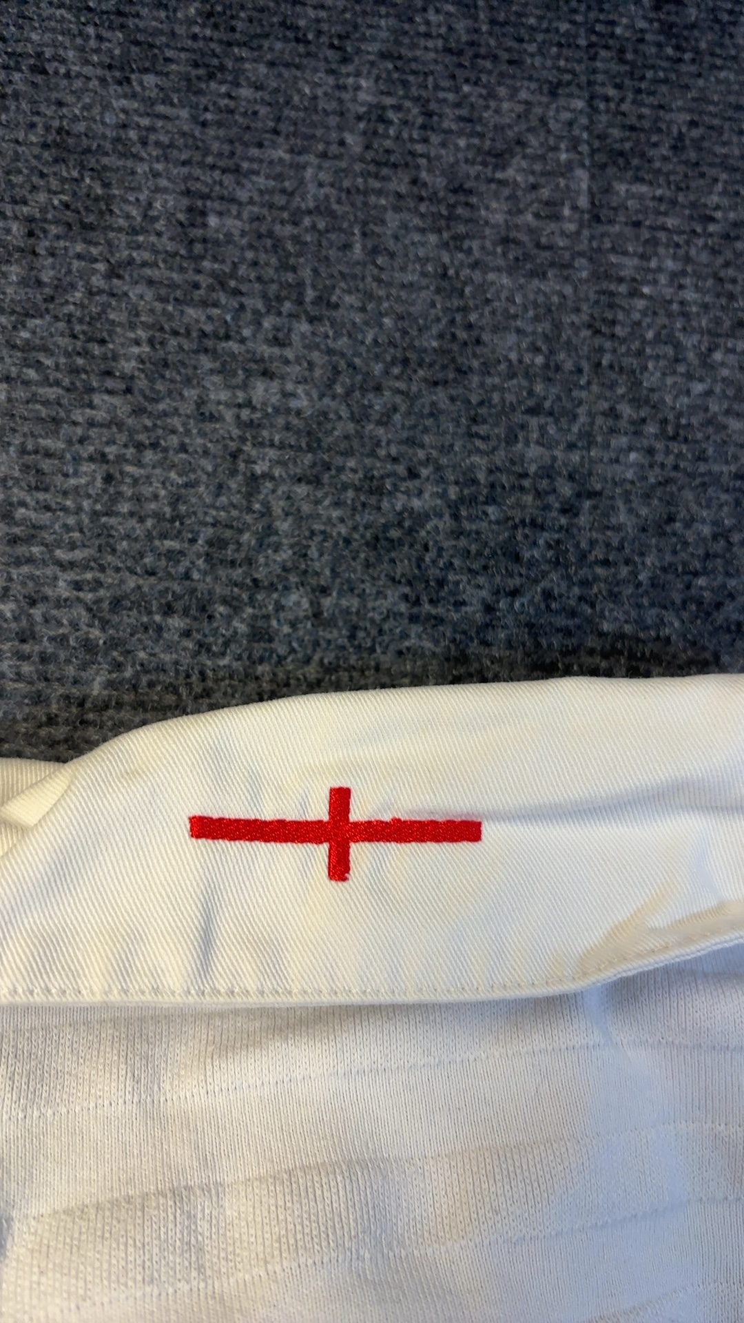 Canterbury White England Rugby Shirt Medium Long Sleeve Cotton image 6