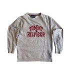 Tommy Hilfiger Boys XL 20 Grey Embroidered Logo Crew Neck Sweatshirt