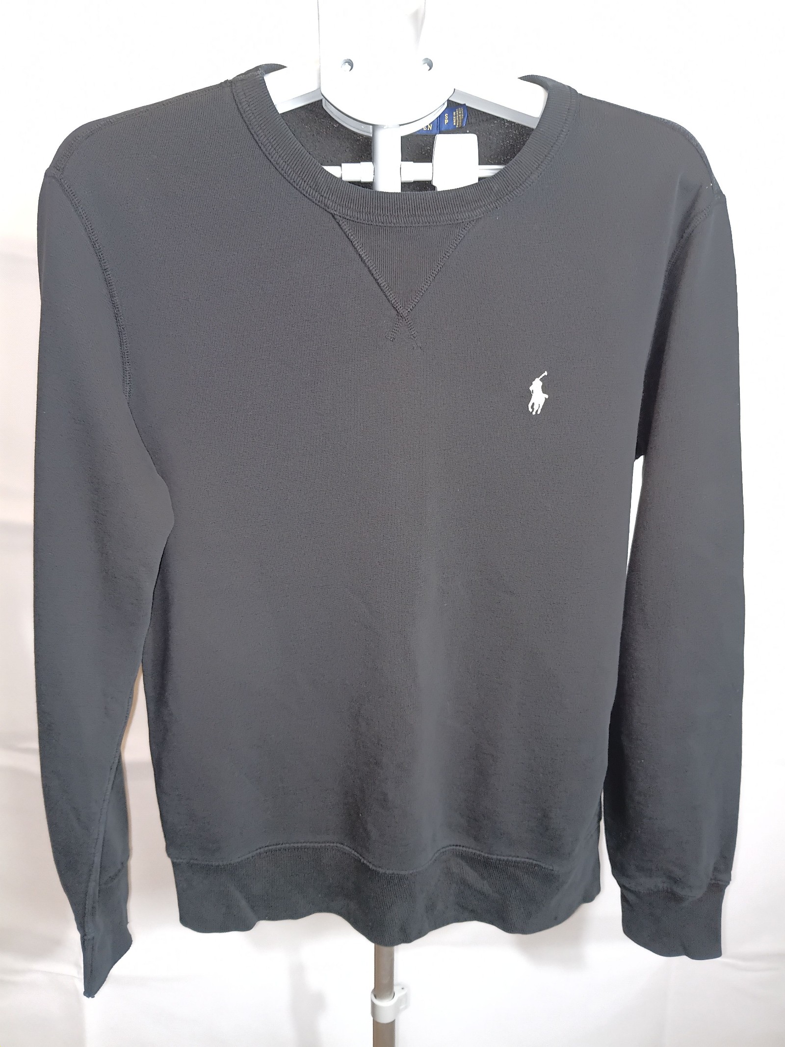 Ralph Lauren Black Cotton Blend Sweatshirt Medium image 8