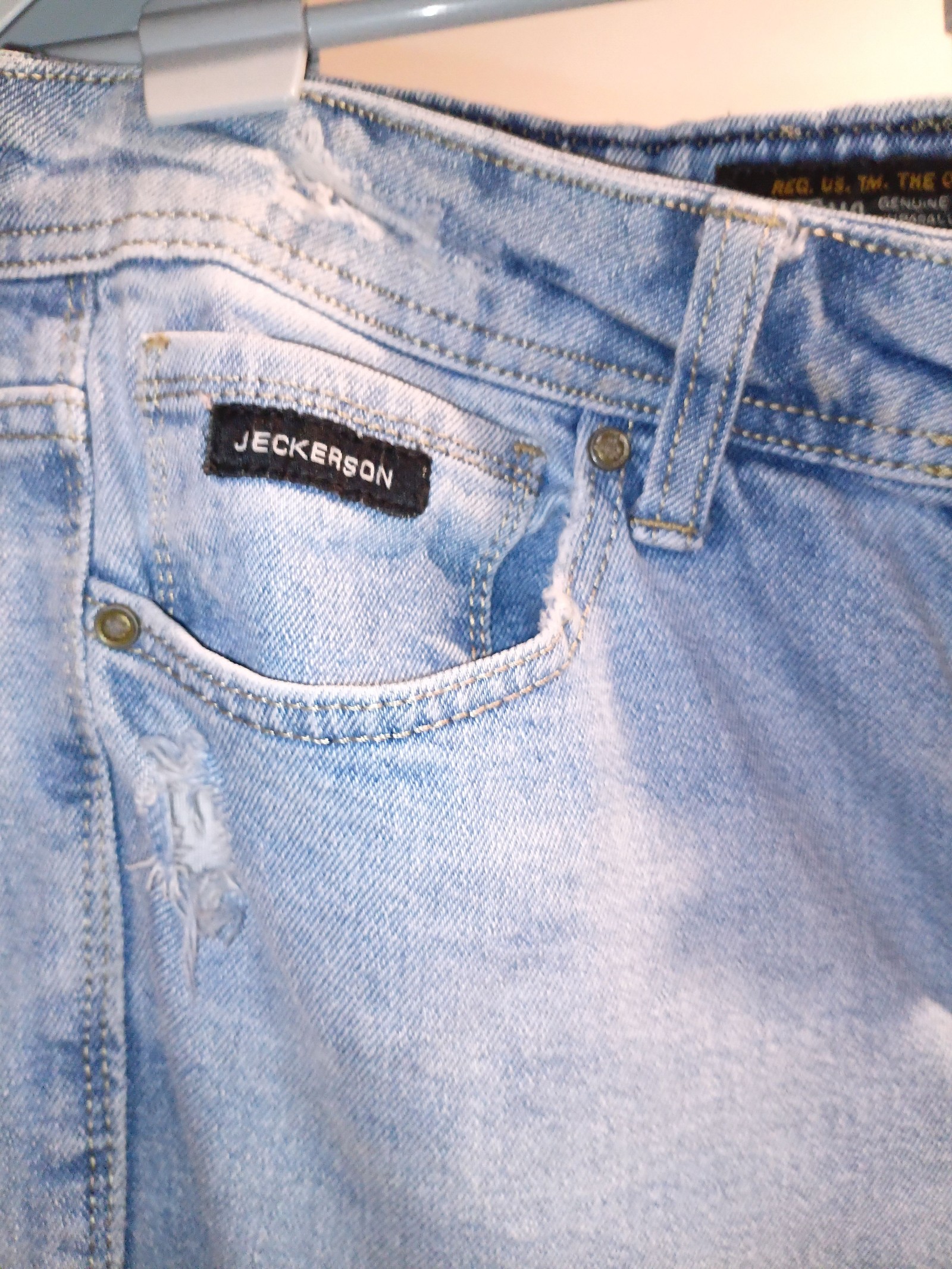Jeckerson Blue Denim Jeans Light Wash W31 image 6