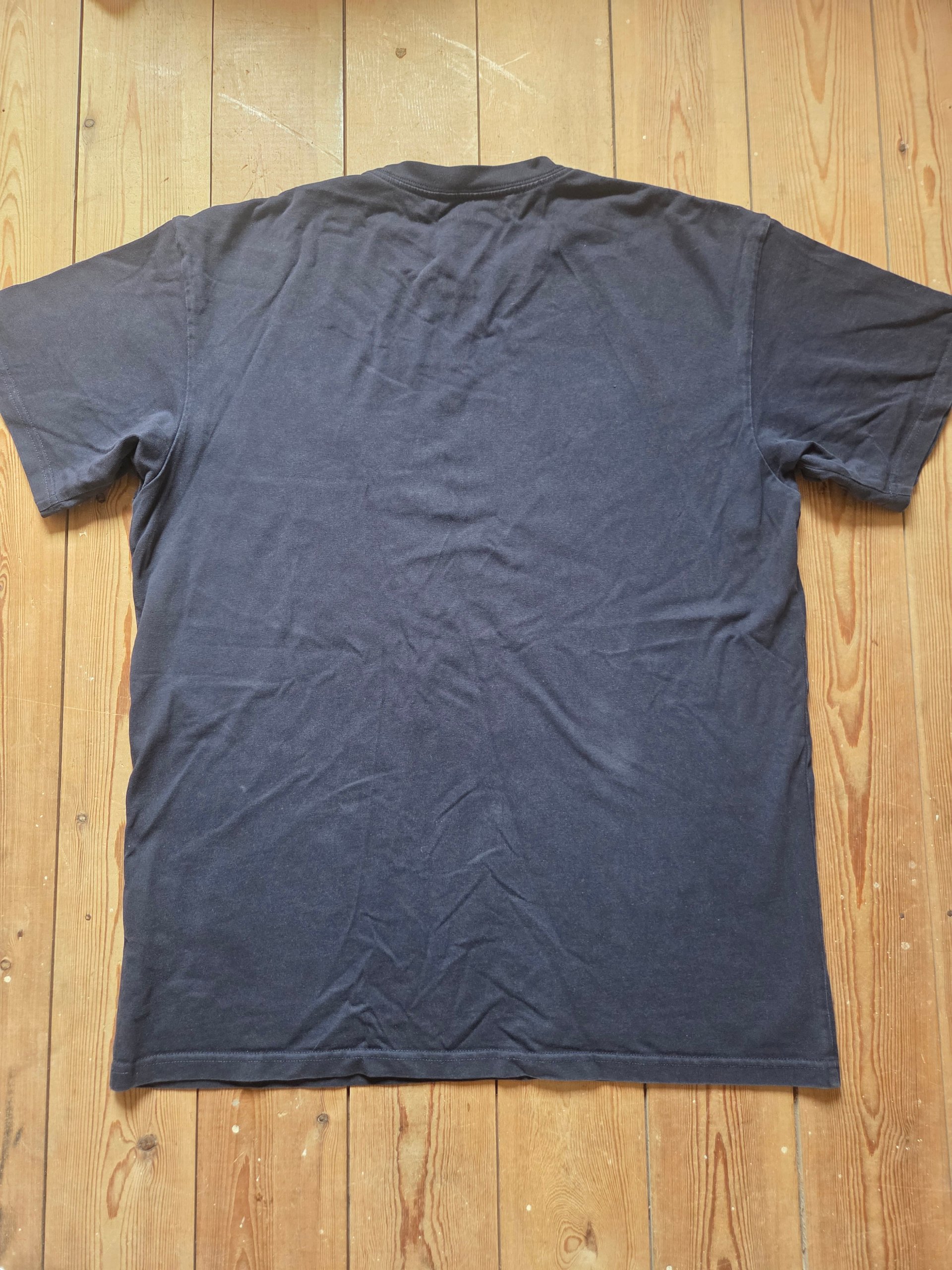 Carhartt WIP S/S Chase T-Shirt Dark Navy Gold Men’s Large Embroidered Logo image 2