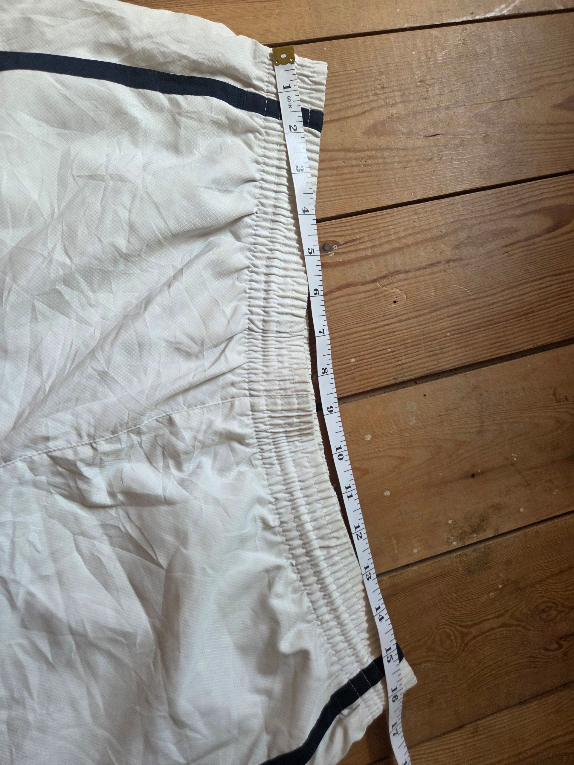 Vintage Lacoste Sport Colour Block Tennis Shorts White Red Navy Men’s Size 5 L image 4