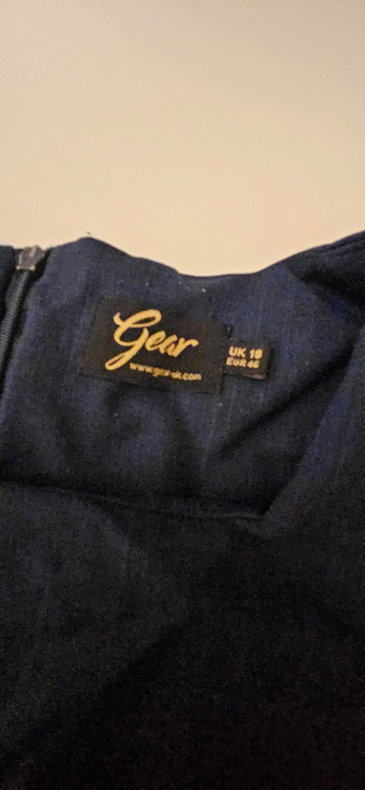 Gear Women's Navy Blue Short Sleeve Belted Dress UK 18 image 2
