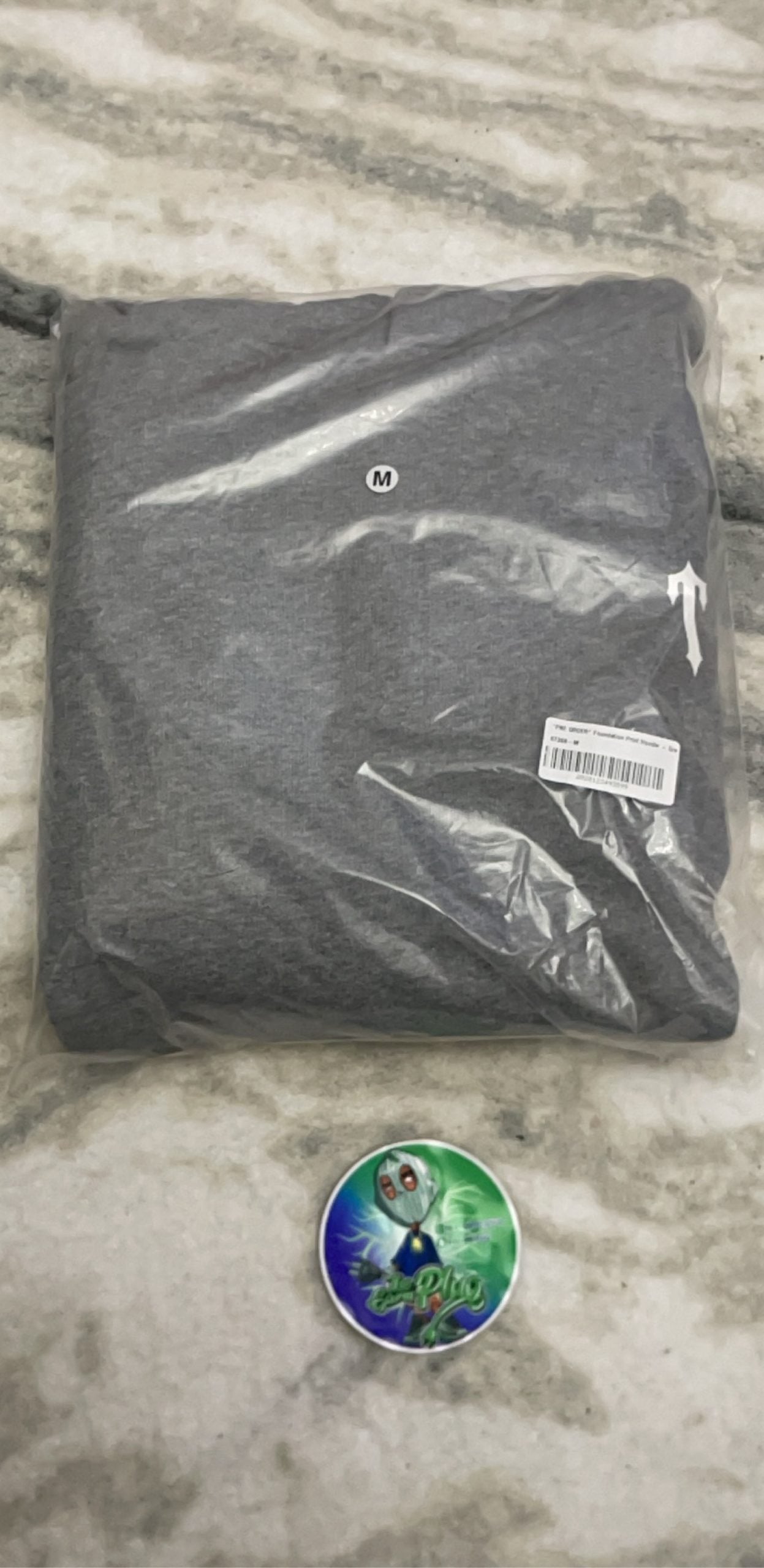 The Hundreds Unisex Grey Pullover Hoodie Medium