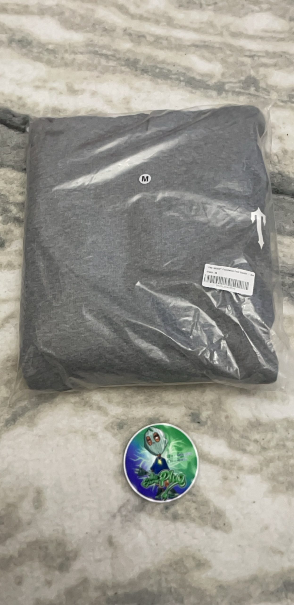 The Hundreds Unisex Grey Pullover Hoodie Medium image 2