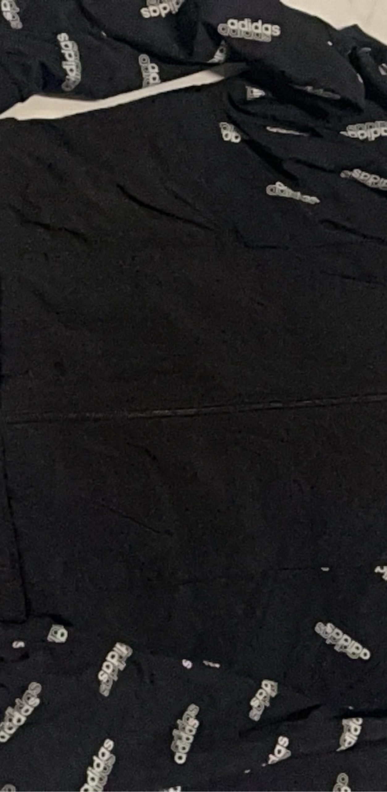 Adidas Black & White Logo Print Track Jacket Small image 8
