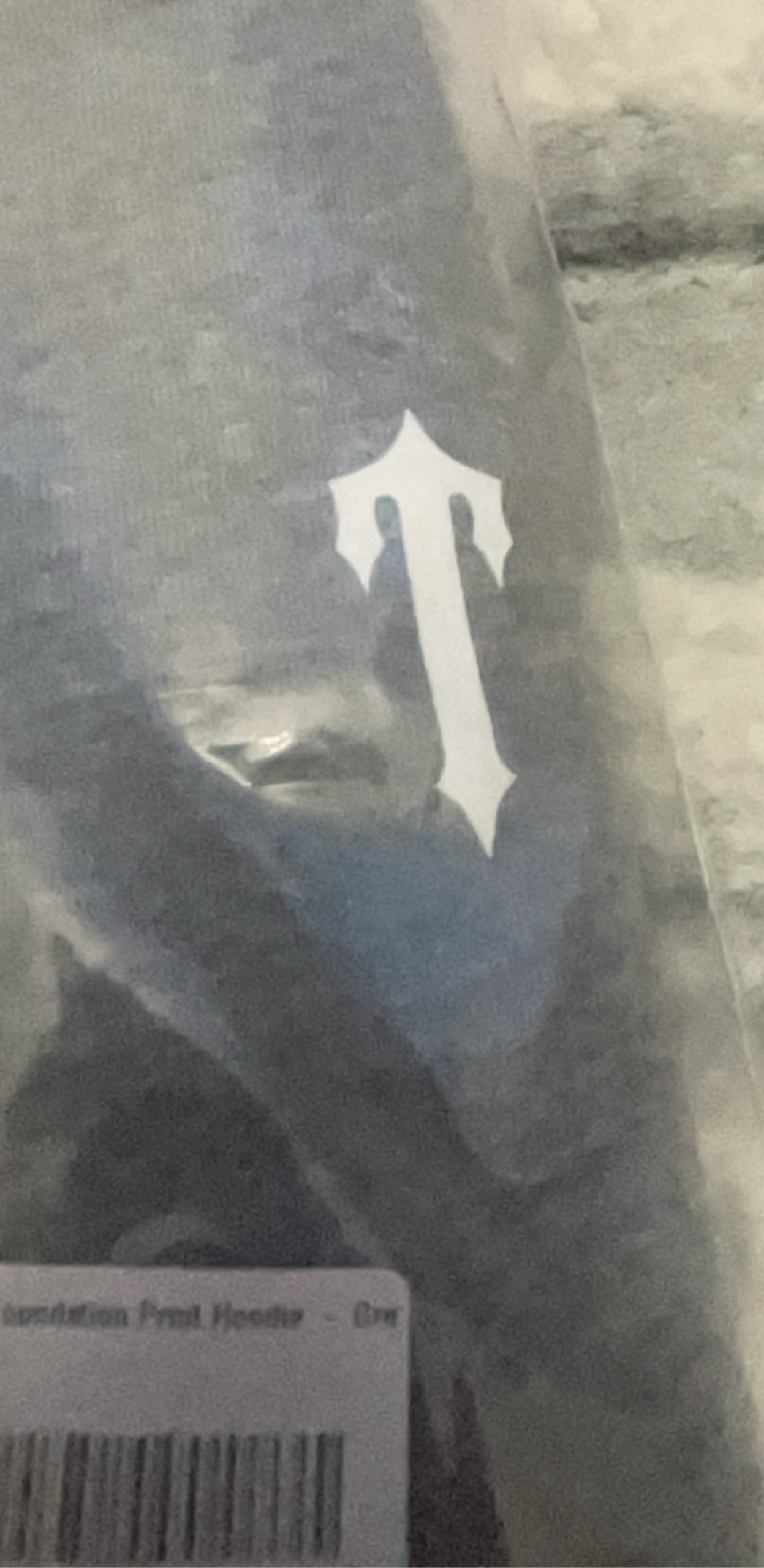 PRE ORDER Grey Foundation Print Hoodie Medium image 3