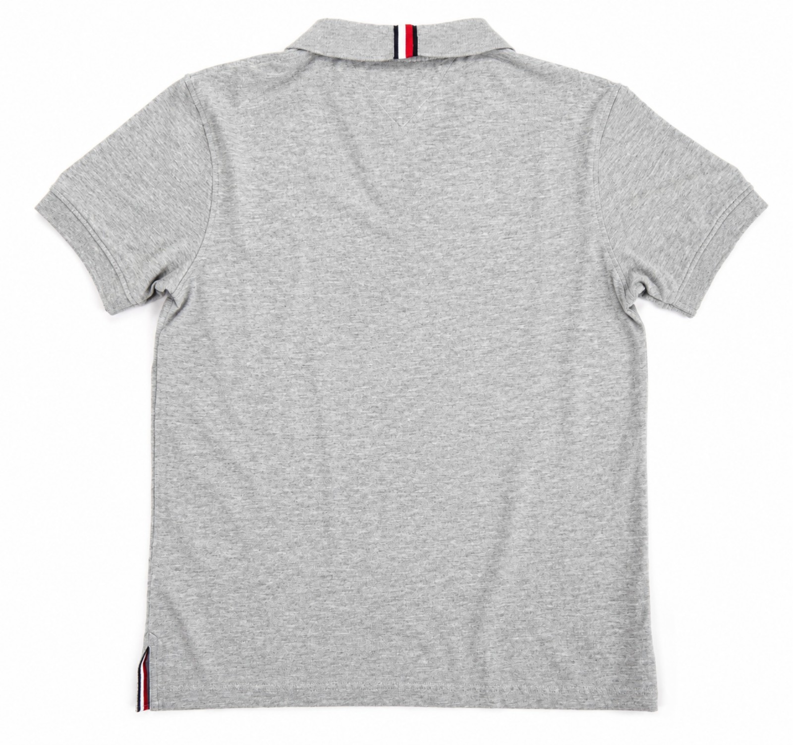 Tommy Hilfiger Men's Grey Cotton Polo Shirt Medium Regular Fit image 3