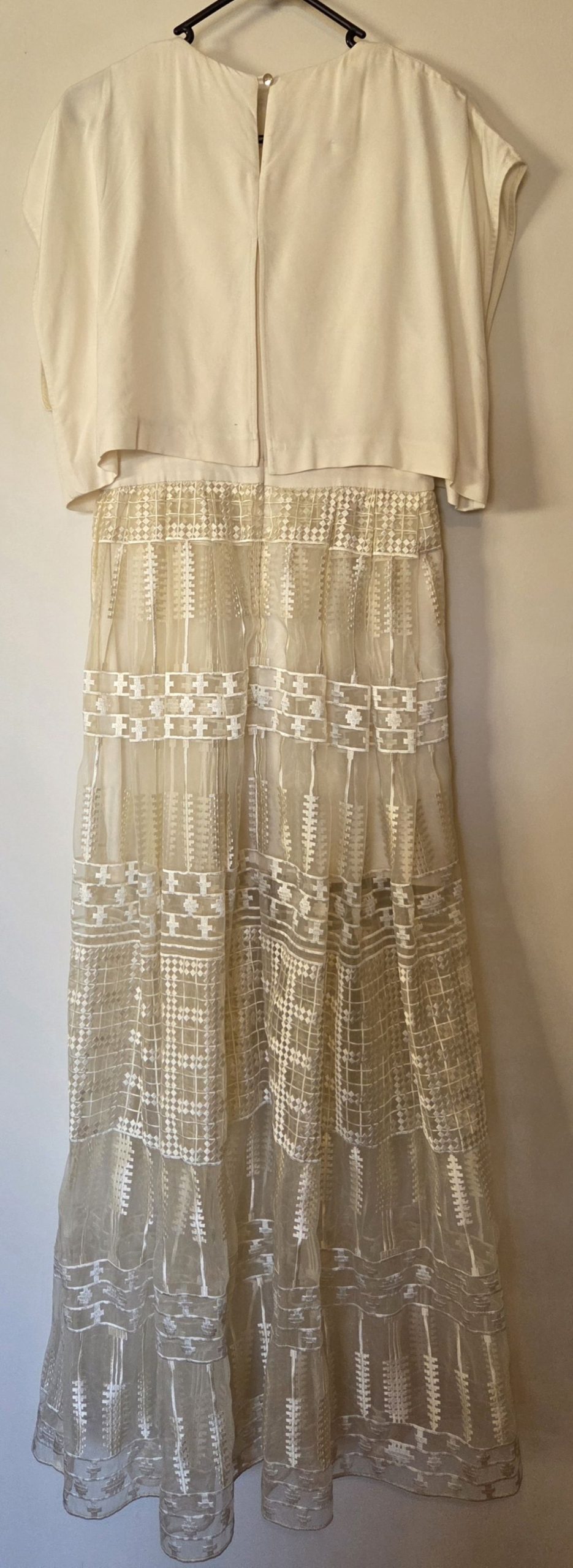 Sass & Bide Women's Ivory Lace Overlay Maxi Dress Medium image 6