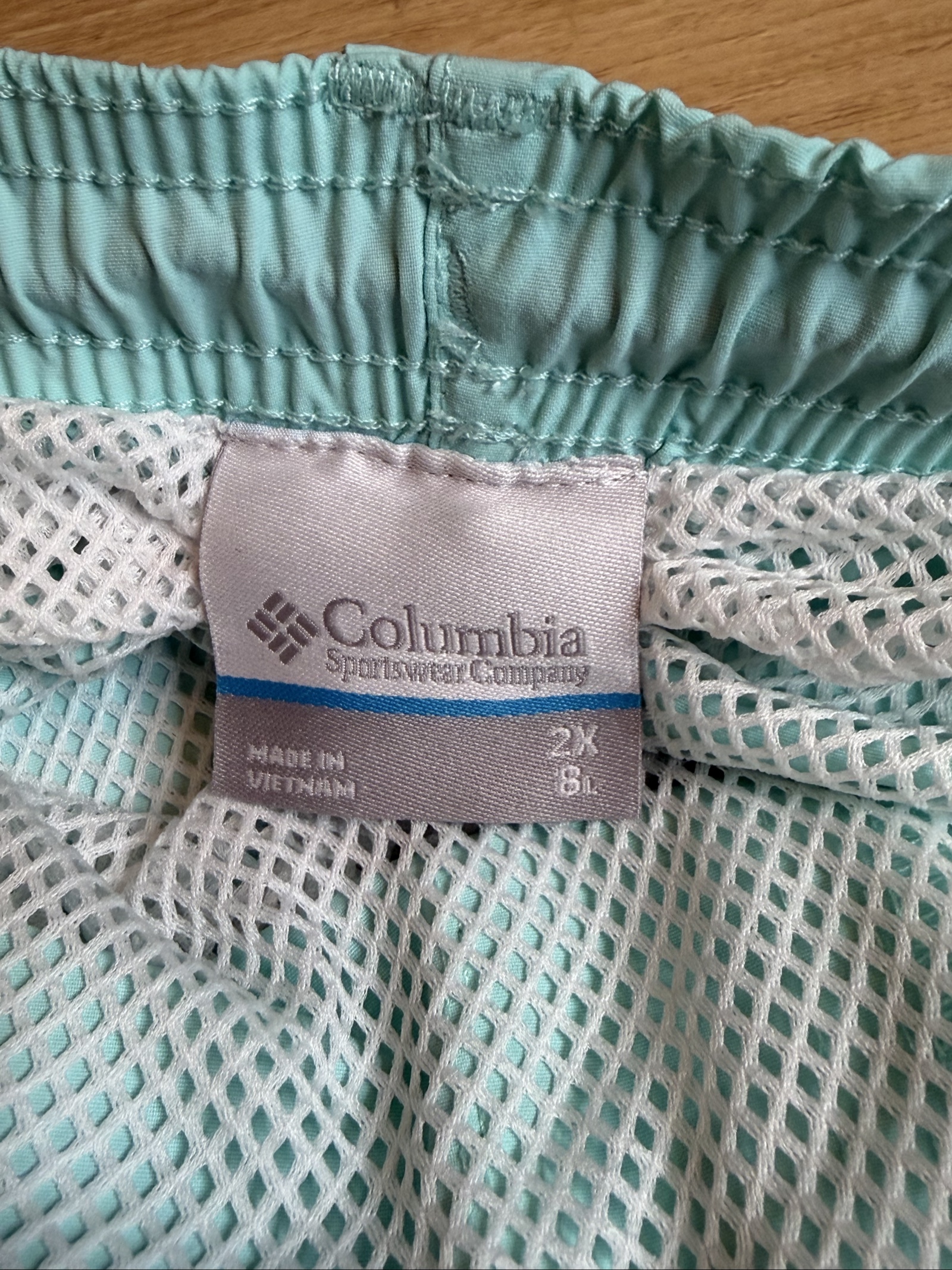 Columbia Men's Light Blue Omni-Shade Fishing Shorts 2X Large image 2