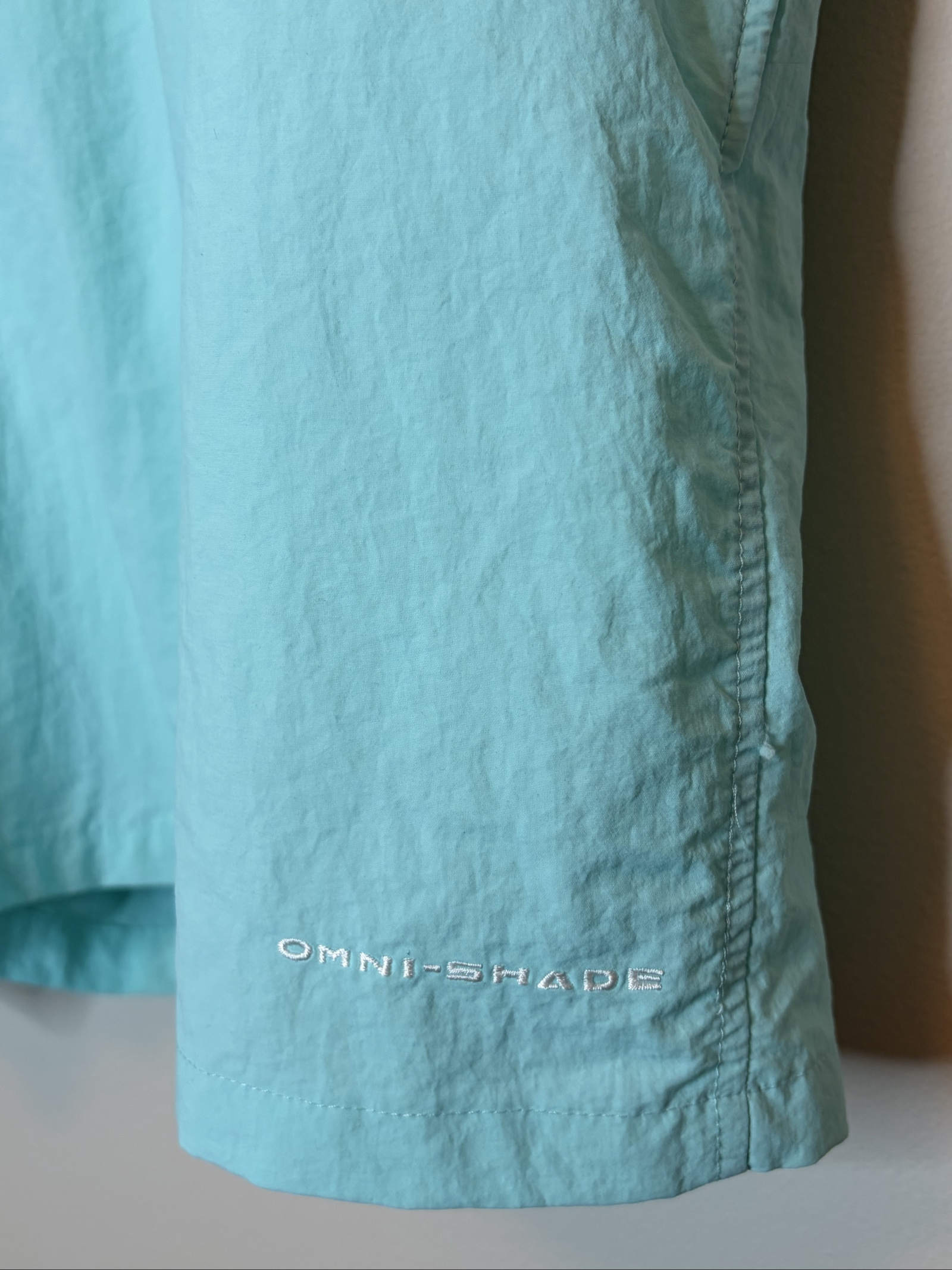 Columbia Men's Light Blue Omni-Shade Fishing Shorts 2X Large image 4