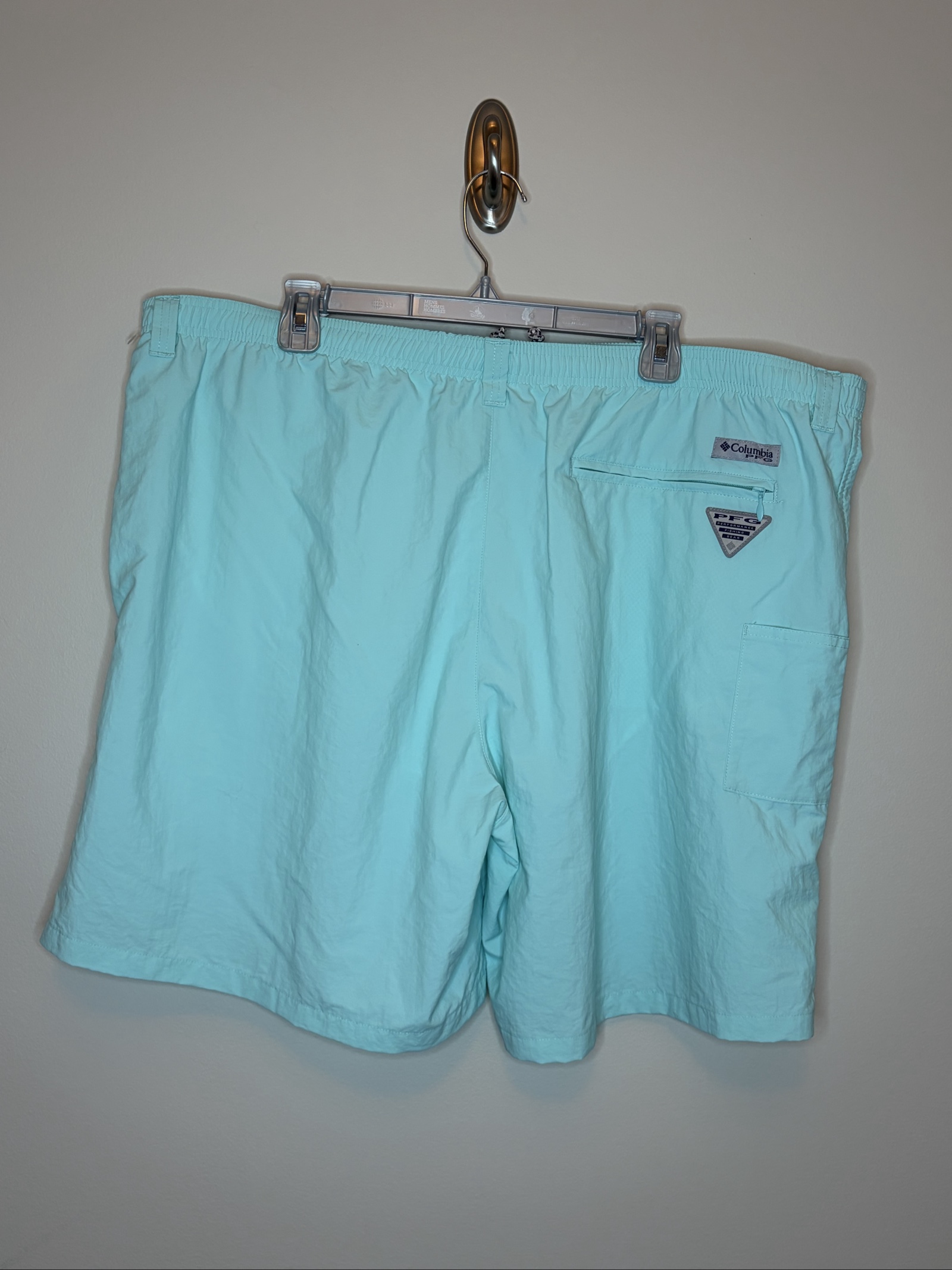 Columbia Men's Light Blue Omni-Shade Fishing Shorts 2X Large image 6