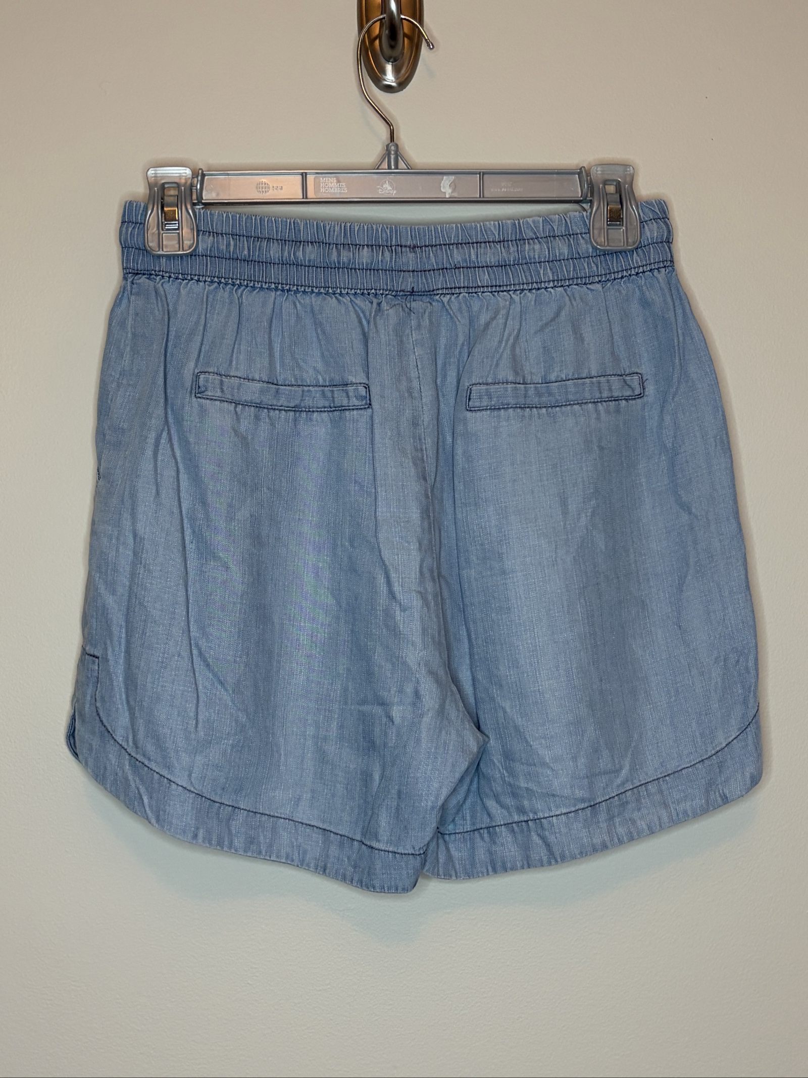 Bobeau Light Blue Tencel Relaxed Shorts Medium image 6