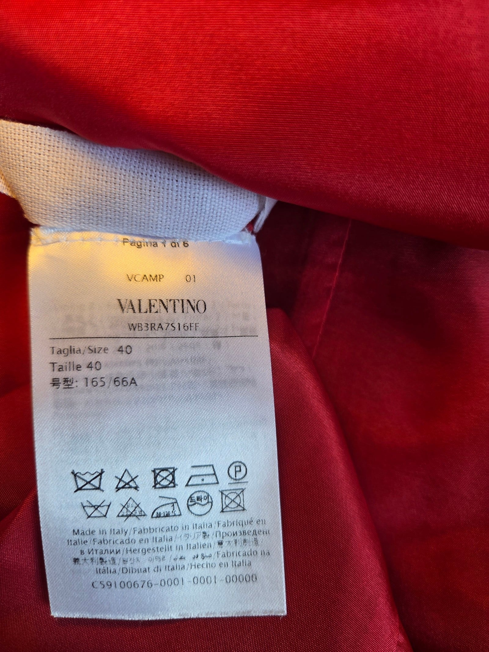 Valentino Women Red Belted Mini Skirt Size 40 Made in Italy image 4