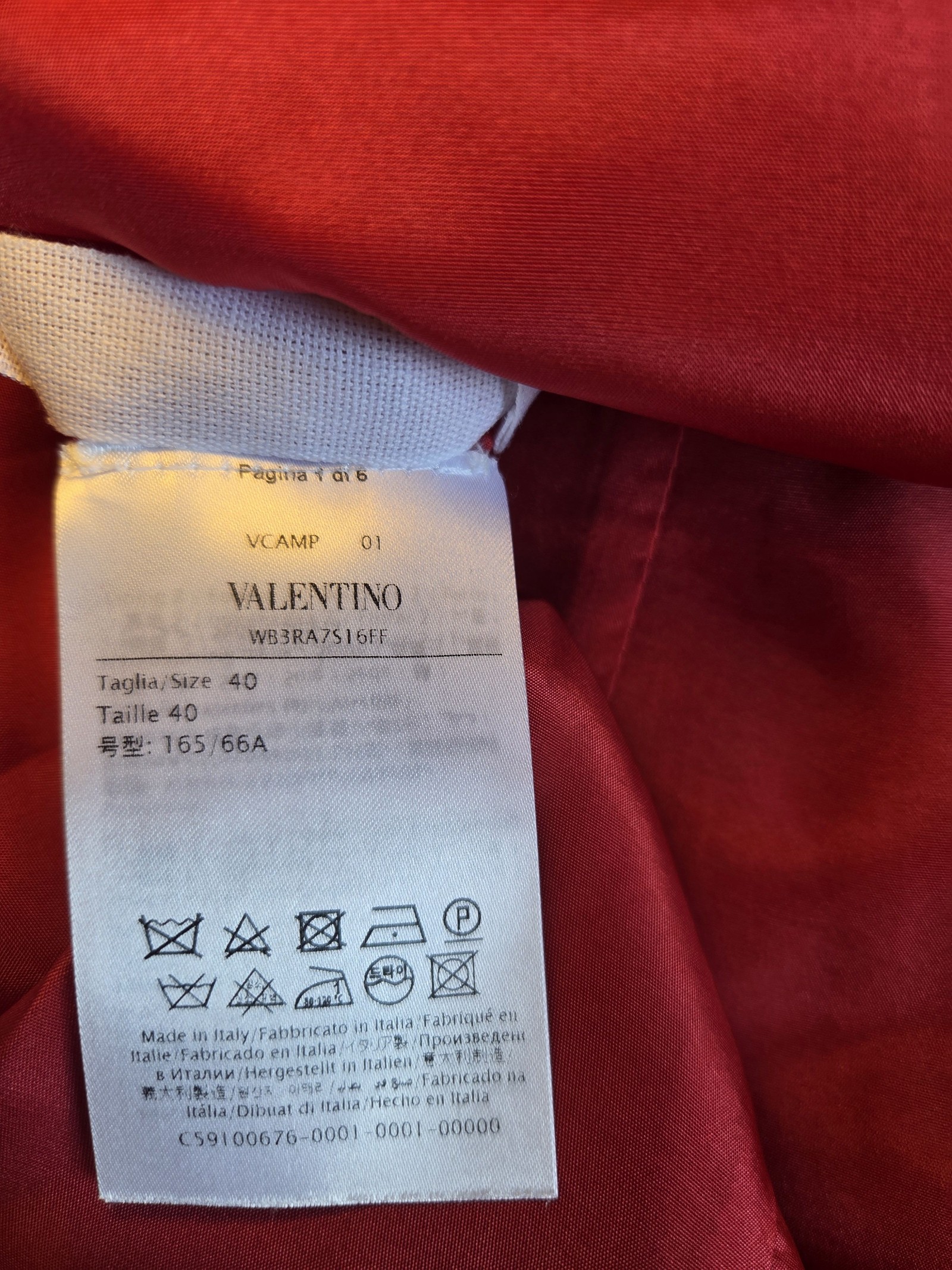 Valentino Women Red Wool Mini Skirt IT40/AU8 image 4