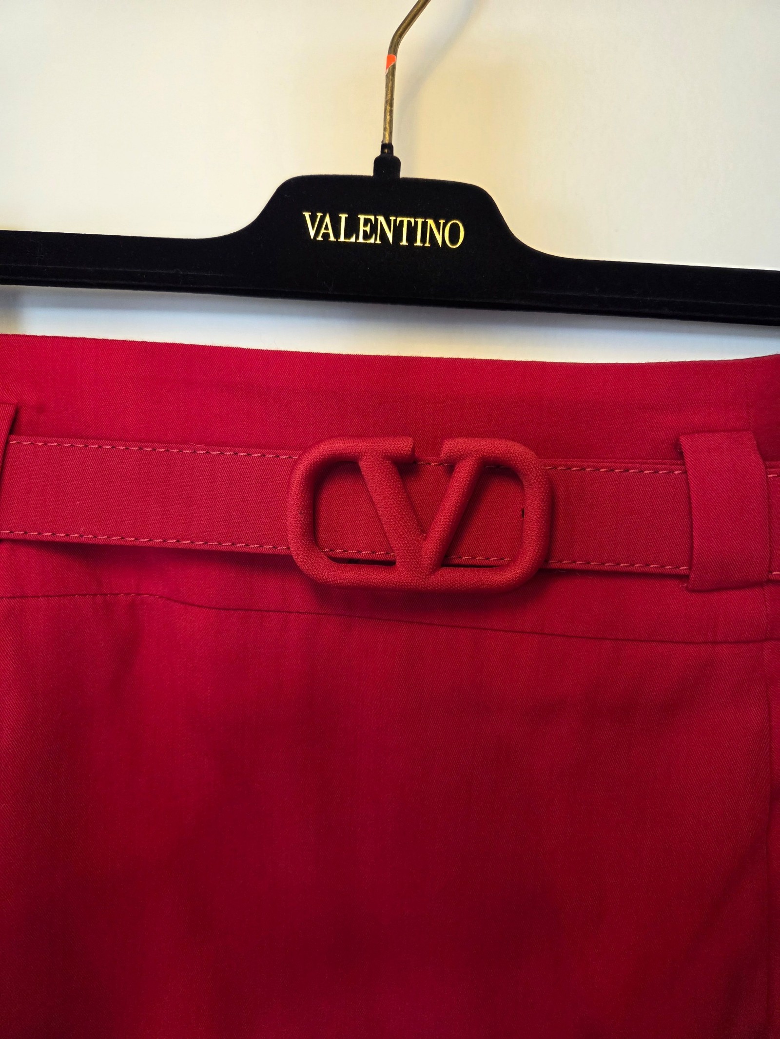 Valentino Women Red Wool Mini Skirt IT40/AU8 image 2