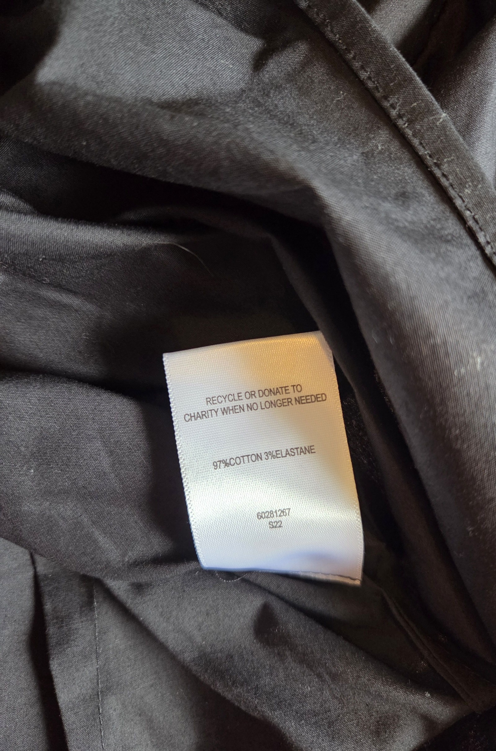 Witchery Women Black Cotton Ruched Sleeve Shirt Size 8 image 4