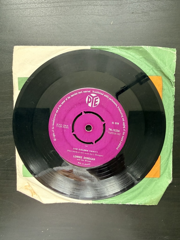 Lonnie Donegan My Old Man's a Dustman Vinyl 7" Single 45 RPM image 2