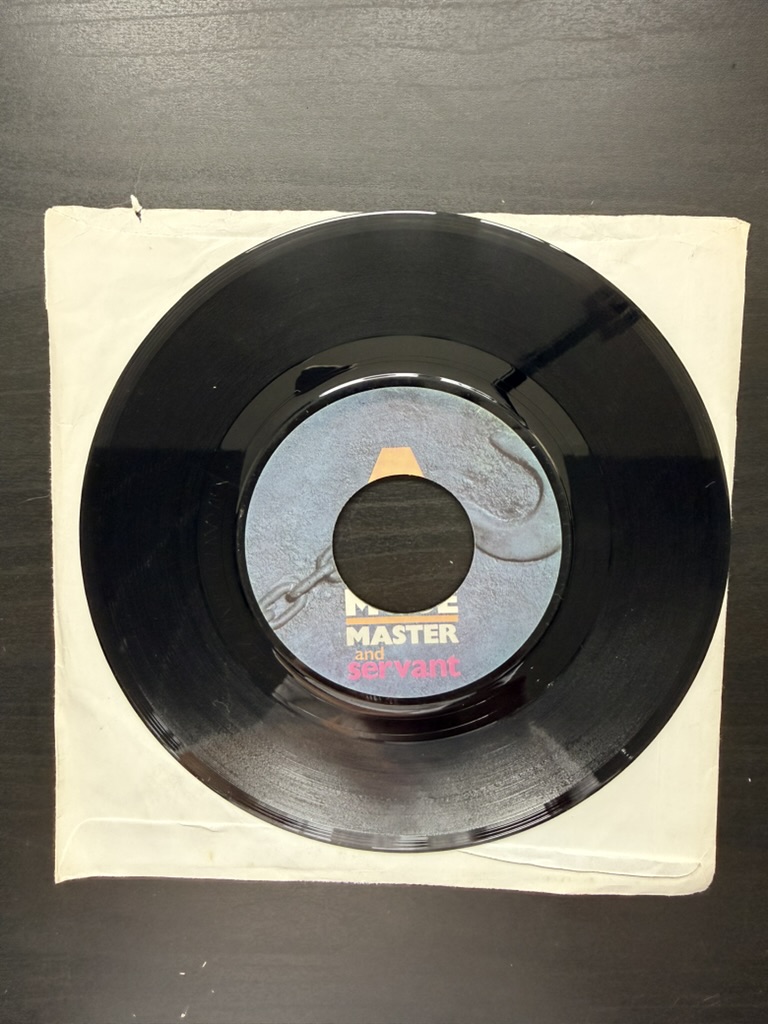 Depeche Mode Vinyl 7" Single Master and Servant / Shake the Disease