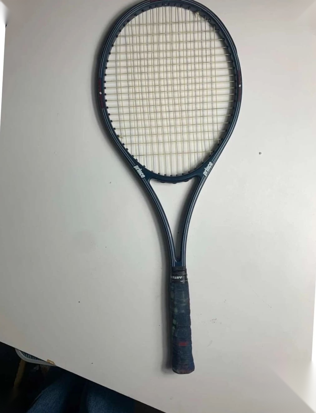 Prince Raquette de Tennis Bleu Marine - Cordage d'origine