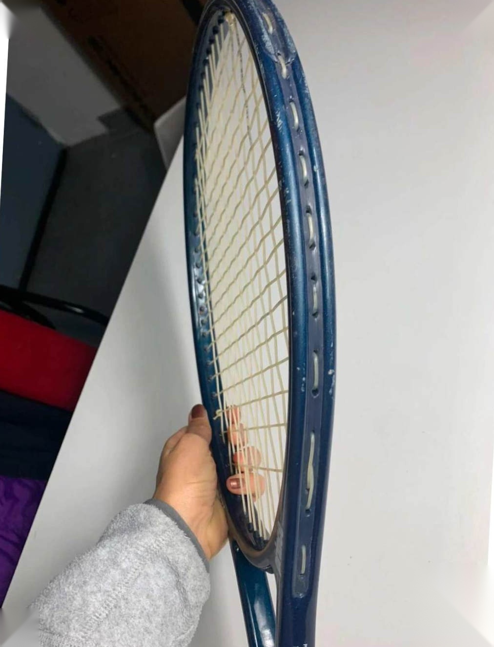 Prince Raquette de Tennis Bleu Marine - Cordage d'origine image 4
