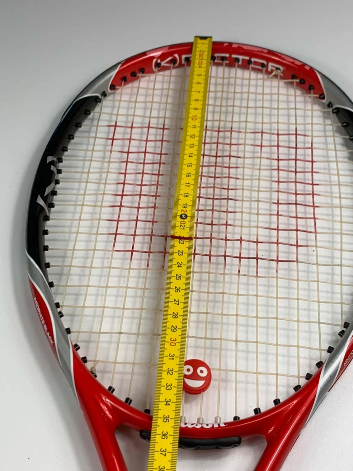 Wilson K Factor Rouge & Blanc Raquette de Tennis 68 cm avec Housse image 3