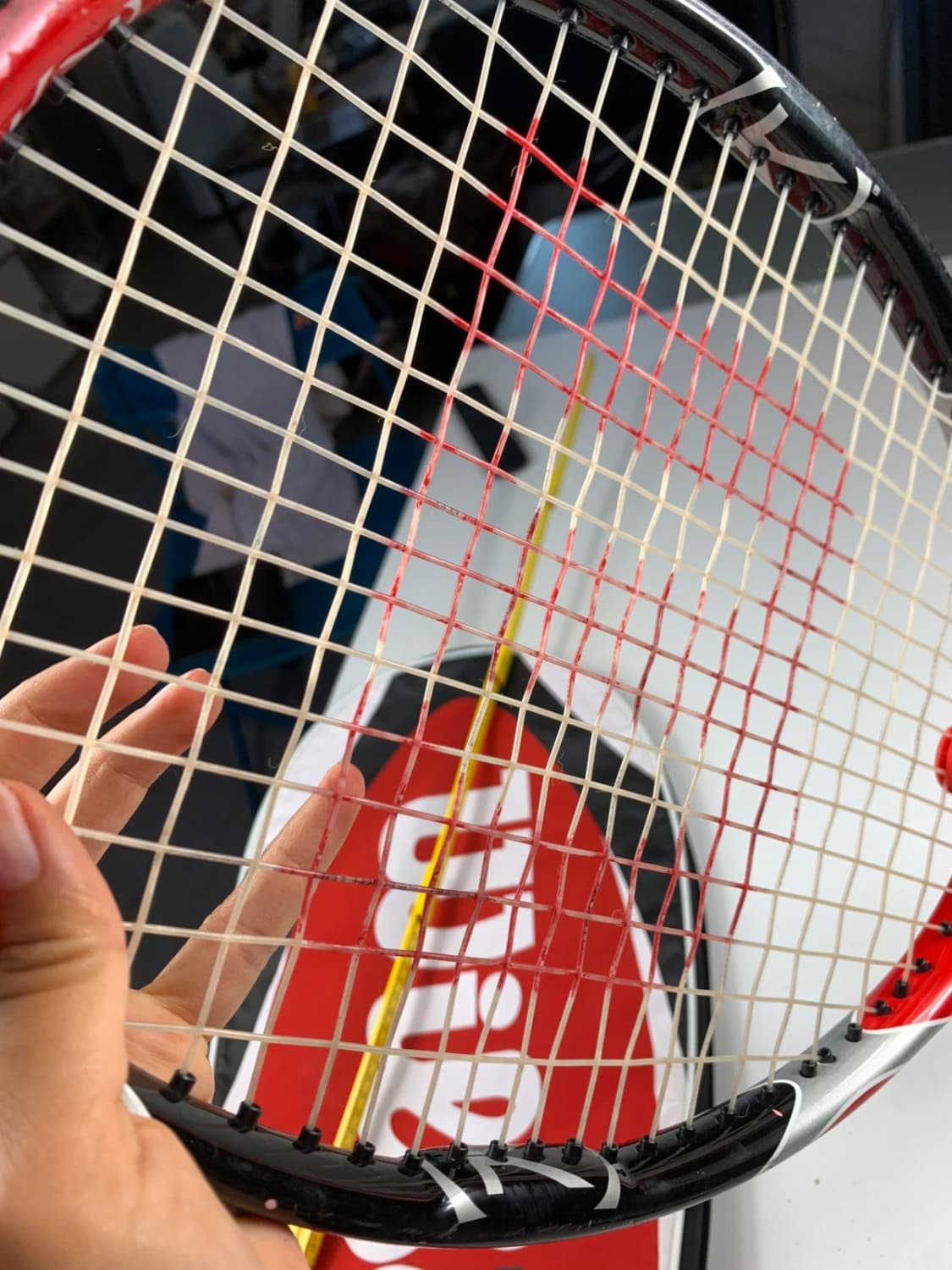 Wilson K Factor Rouge & Blanc Raquette de Tennis 68 cm avec Housse image 10