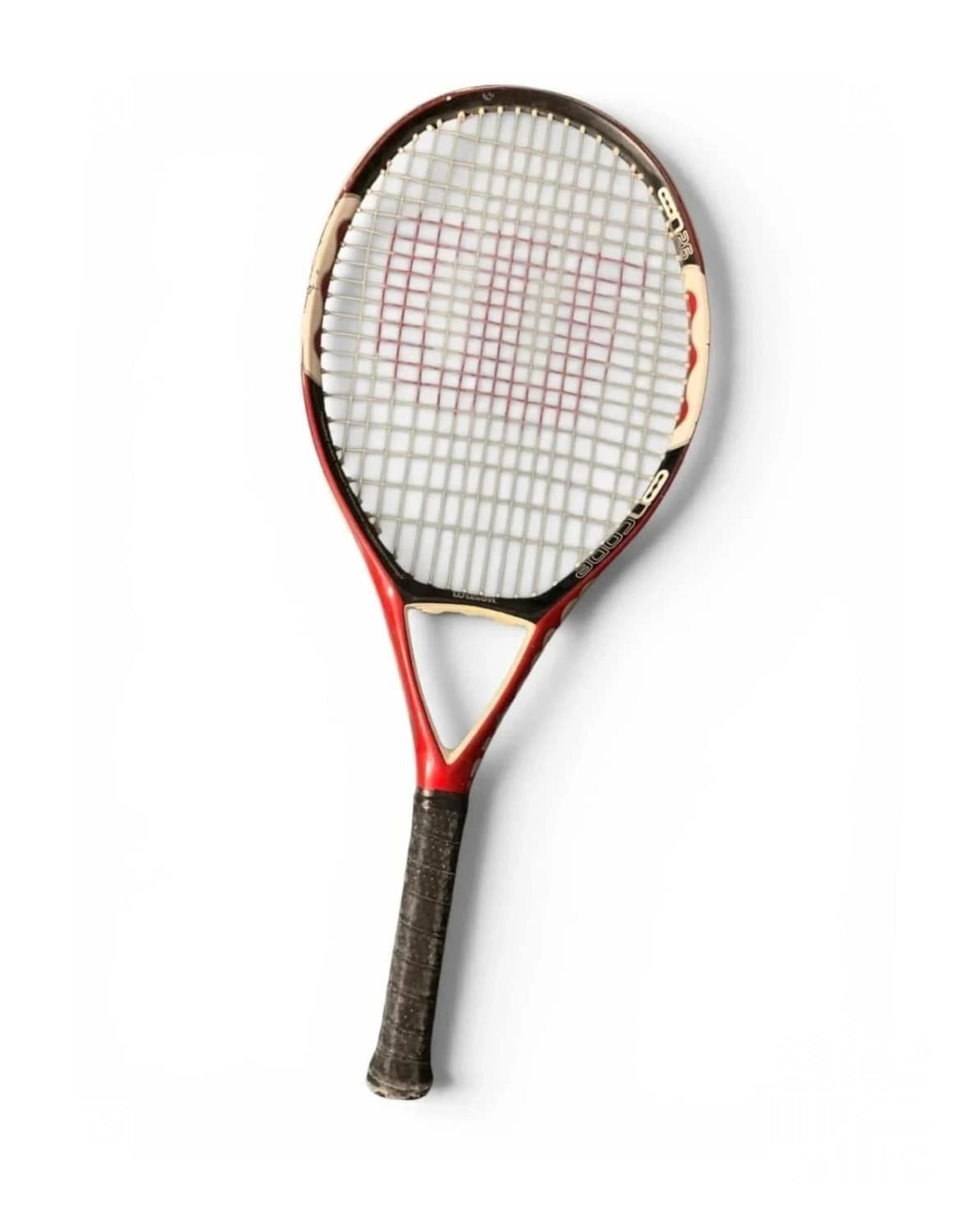 Wilson Roger Federer 26 Rouge & Noir Raquette de Tennis 66 cm