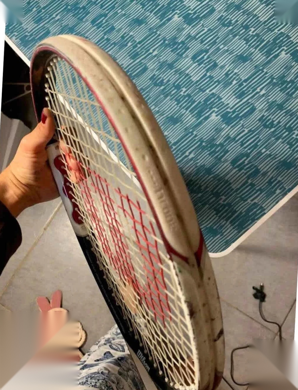 Wilson Roger Federer 26 Rouge & Noir Raquette de Tennis 66 cm image 7