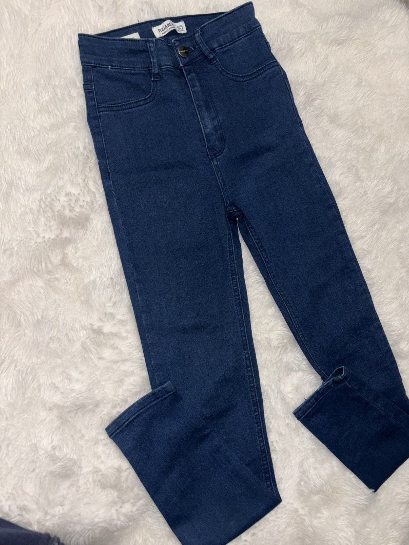Pull&Bear Blue Skinny High Waist Jeans EU 34 US 2