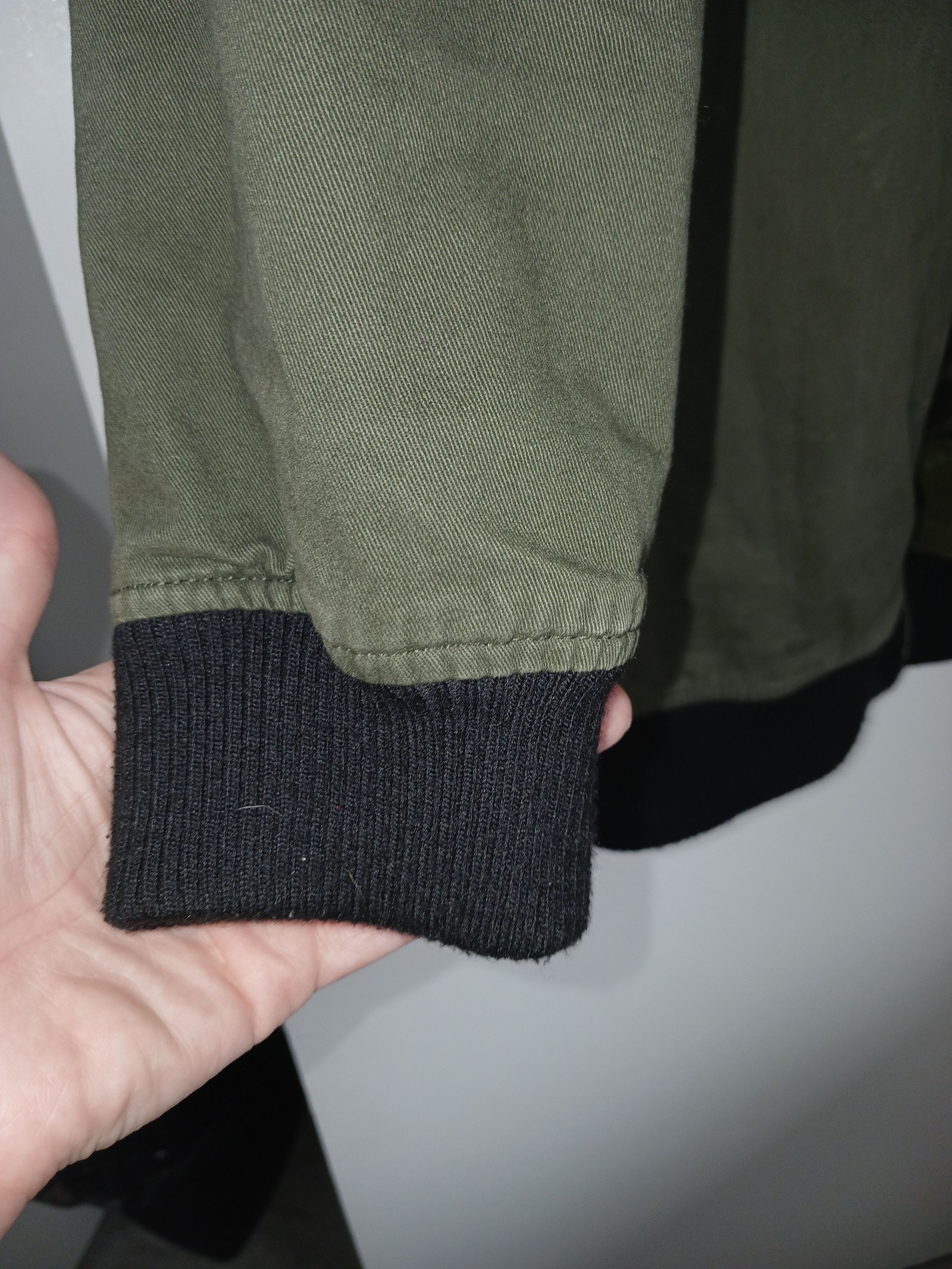 New Look Women's Khaki Long Bomber Jacket UK 10 image 6